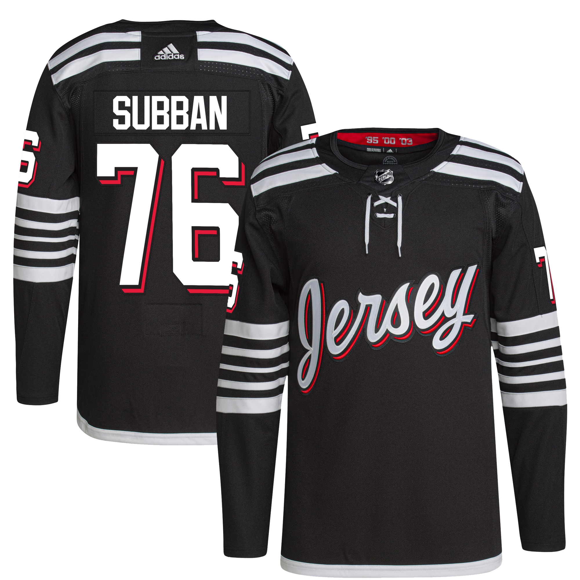 P.K. Subban New Jersey Devils  2021/22 Alternate Primegreen Authentic Pro Player Jersey - Black