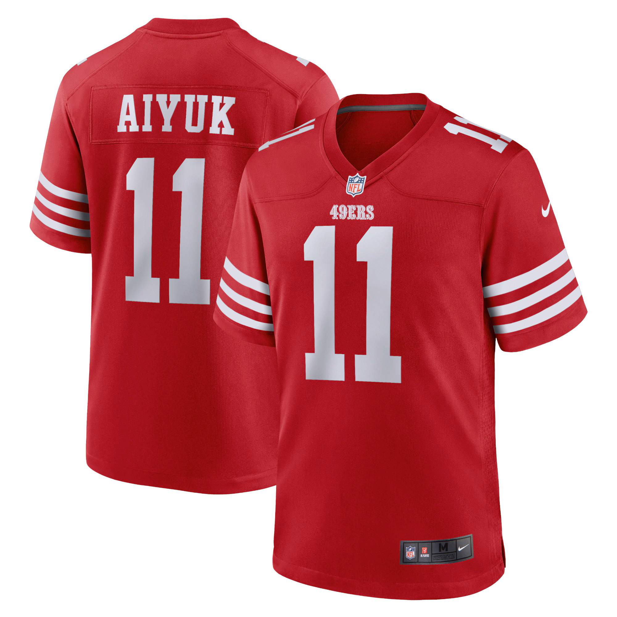 Brandon Aiyuk San Francisco 49ers Team Player Game Jersey - Scarlet