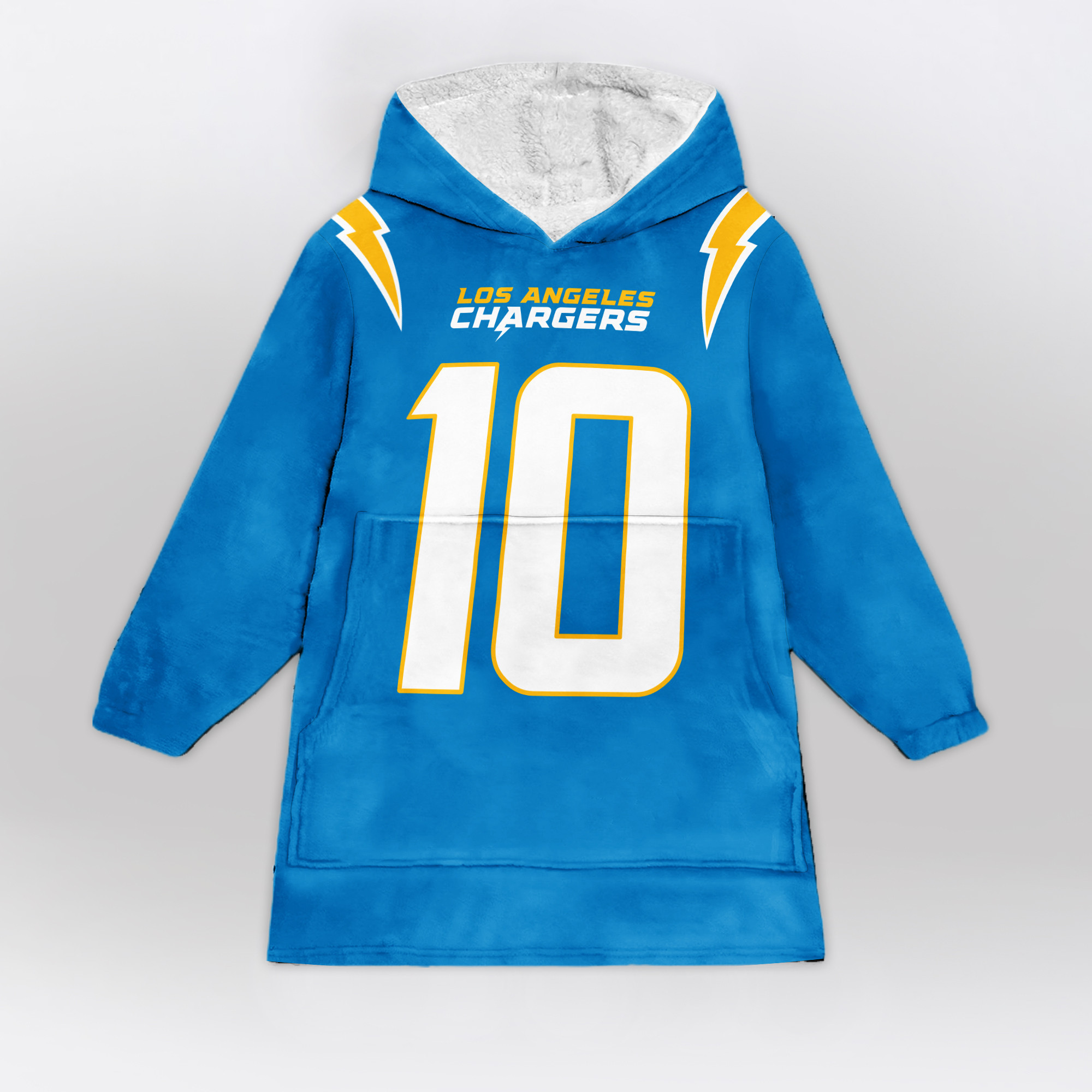 Adult JH 10 Los Angeles Football Unisex Blanket Hoodie