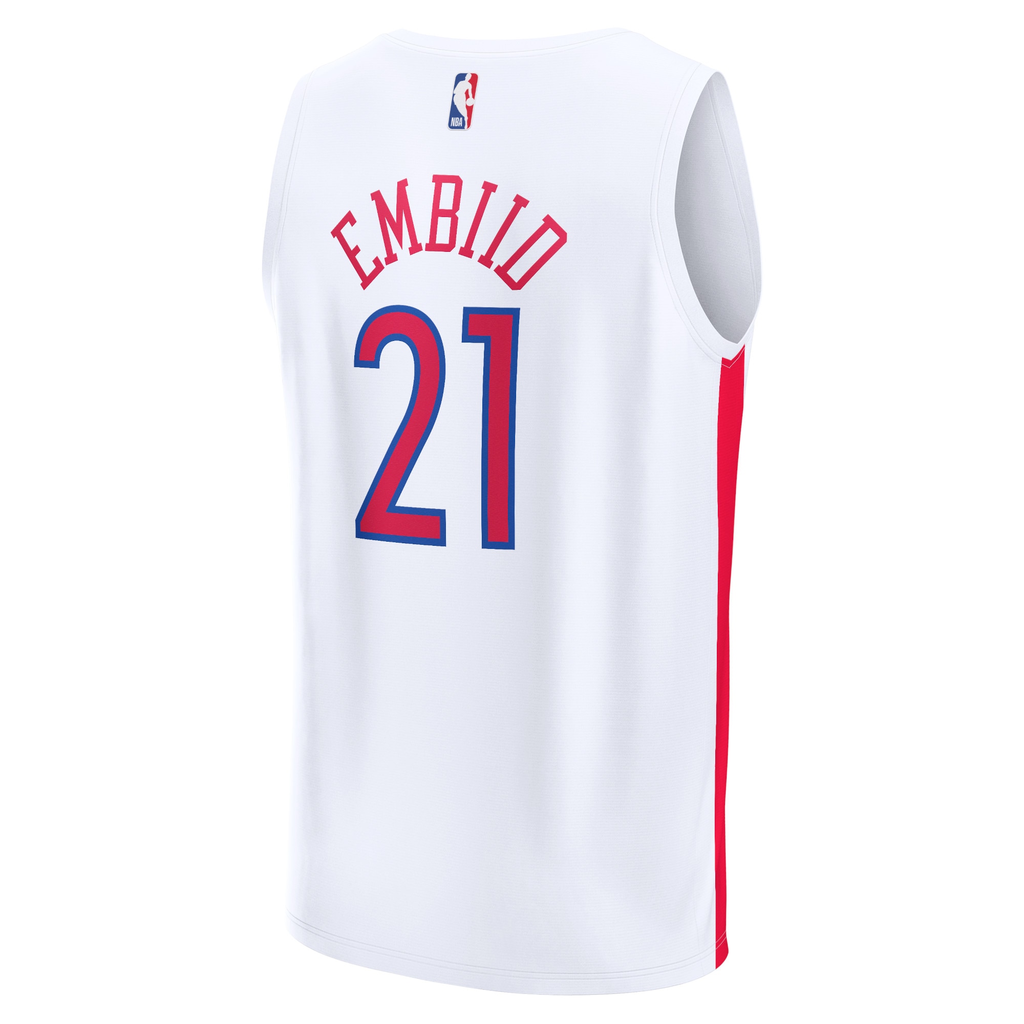 Joel Embiid Philadelphia 76ers  2022/23 Fastbreak Jersey - City Edition - White