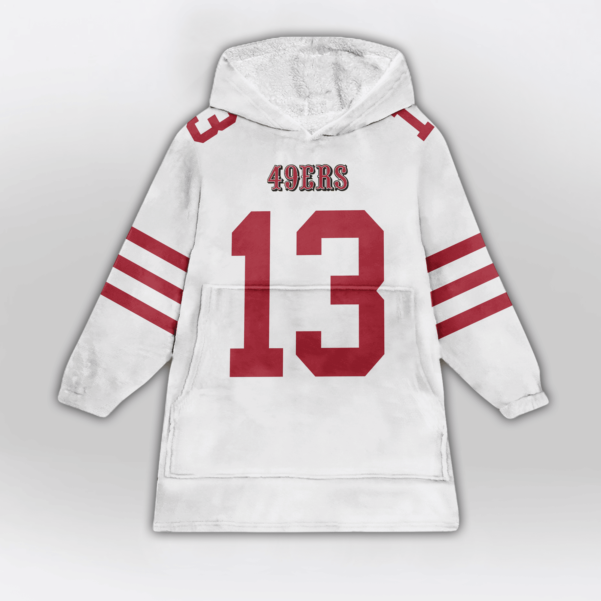 Adult B.P 13 San Francisco 49ers Football Unisex Blanket Hoodie