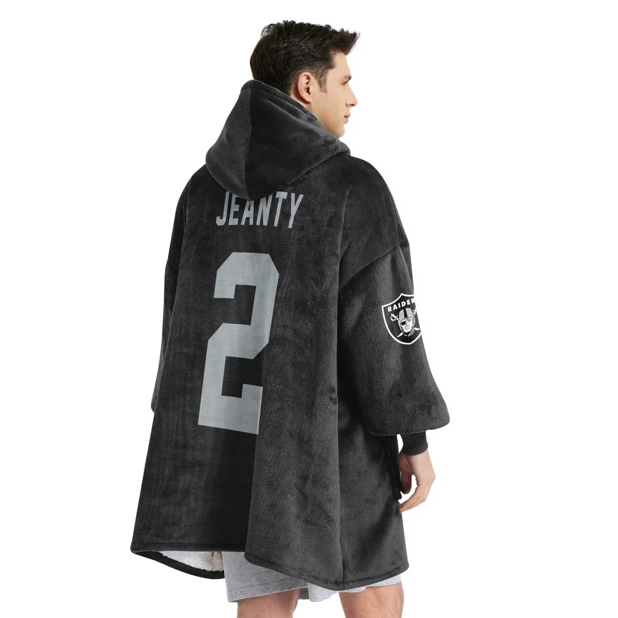 Adult A.J 2 Las Vegas Football Unisex Blanket Hoodie