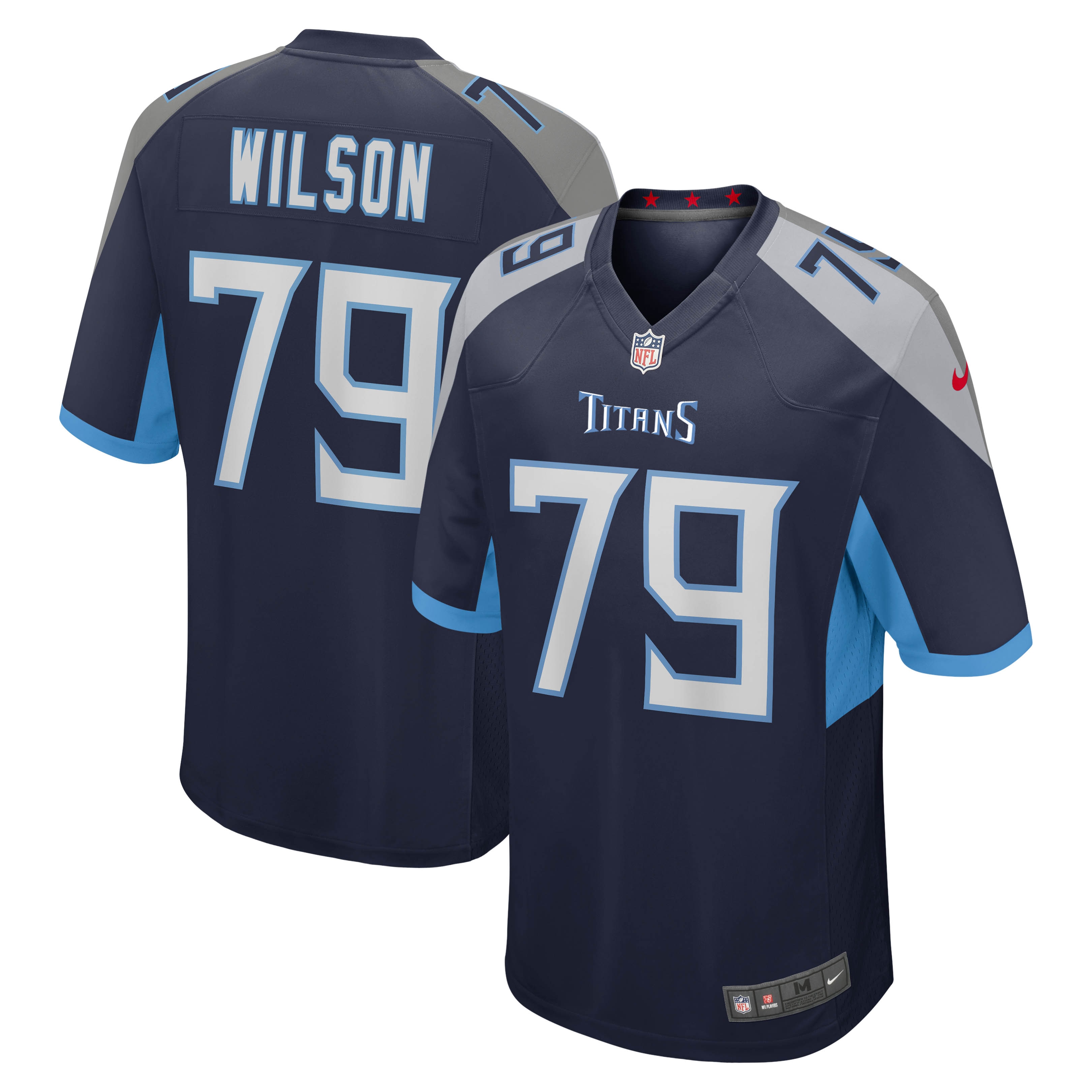 Isaiah Wilson Tennessee Titans  Game Jersey - Navy