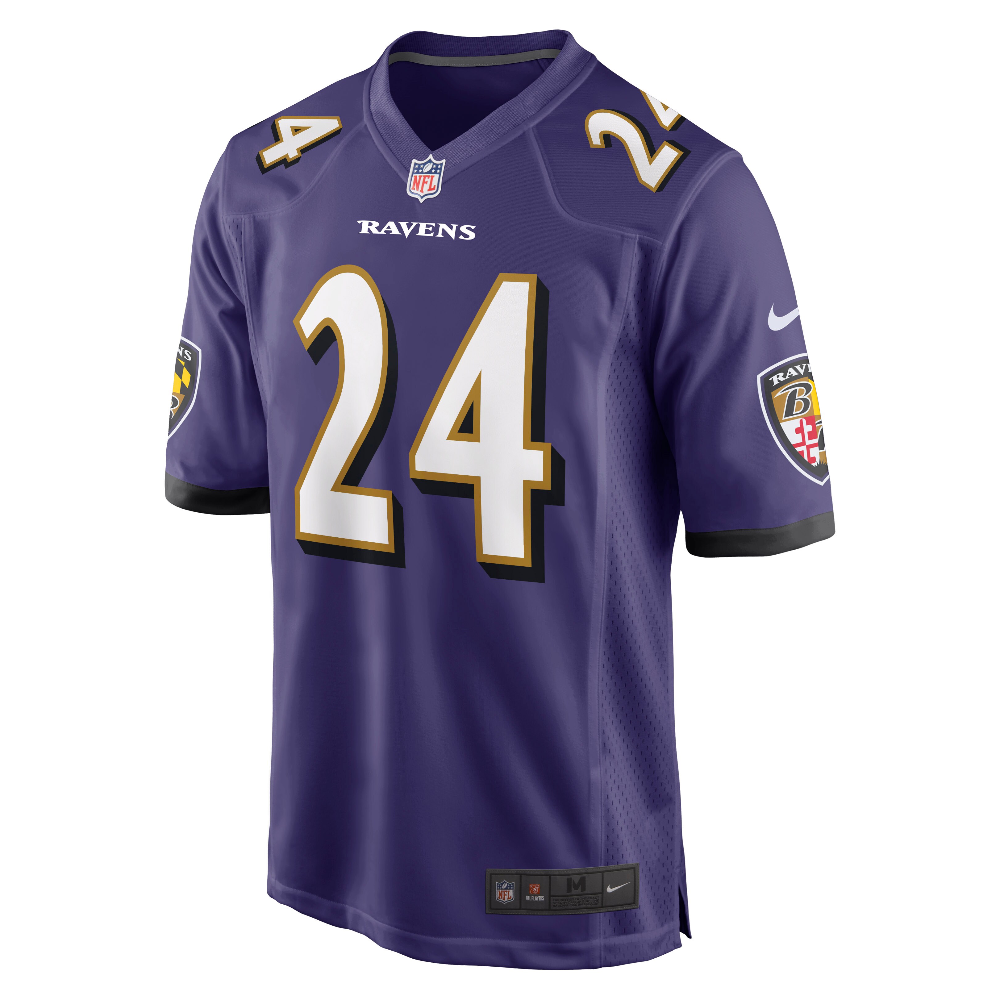 Marcus Peters Baltimore Ravens  Game Jersey - Purple