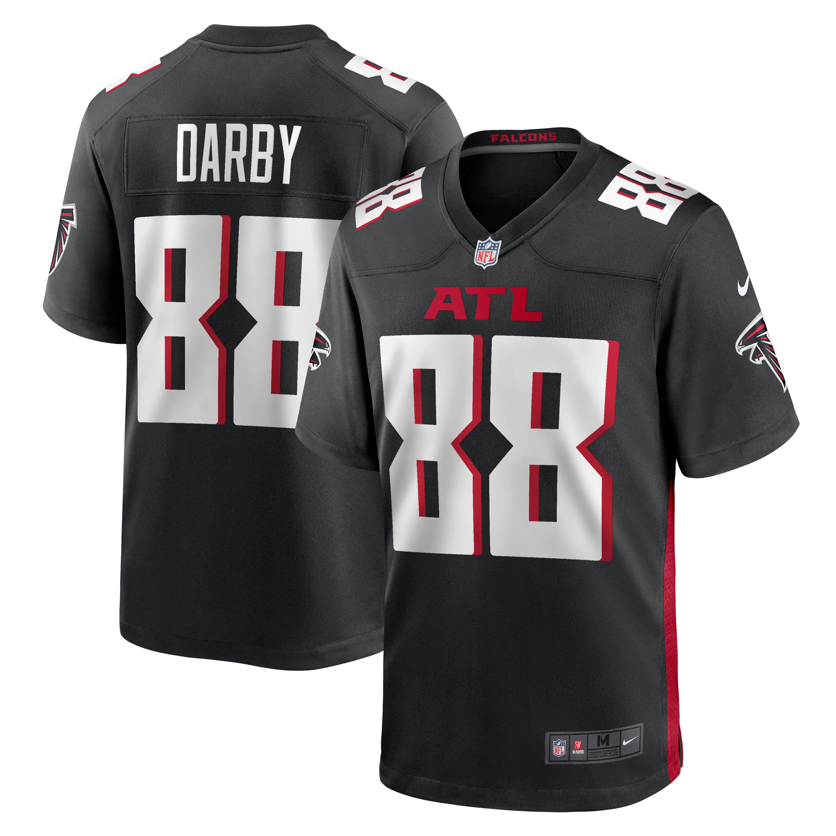 Frank Darby Atlanta Falcons  Game Jersey - Black