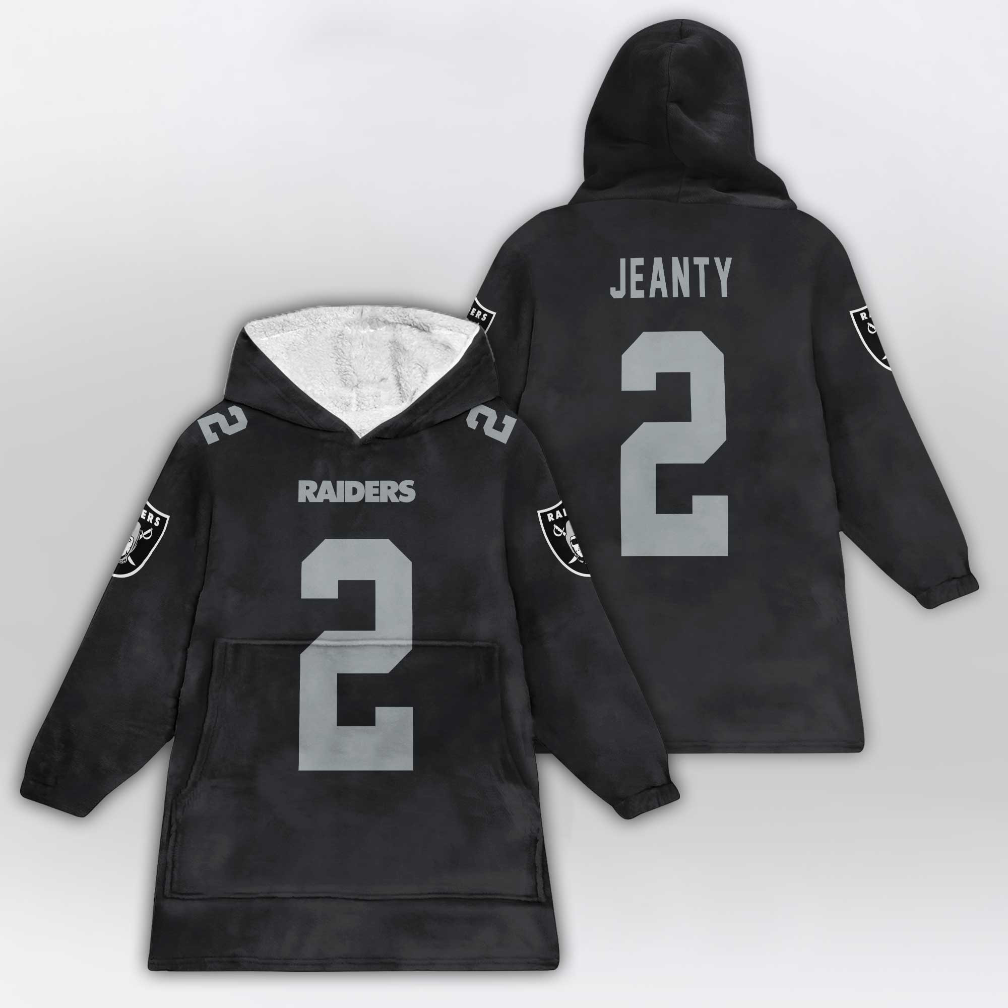 Adult A.J 2 Las Vegas Football Unisex Blanket Hoodie