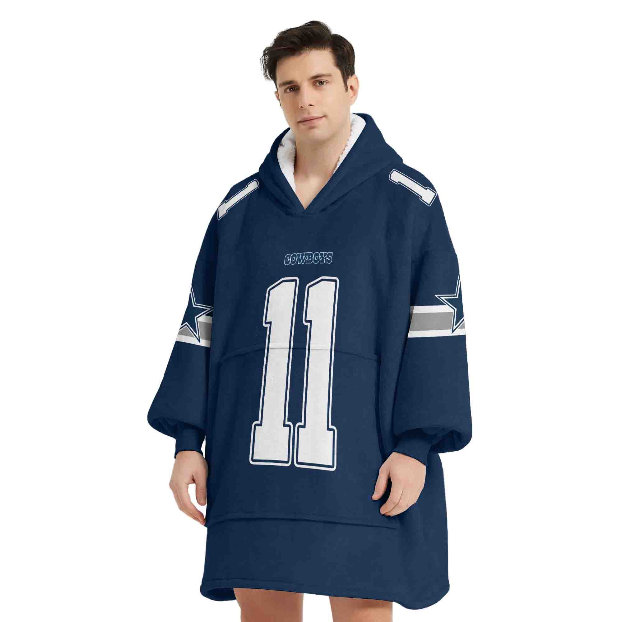 Adult M.P 11 Dallas Football Unisex Blanket Hoodie