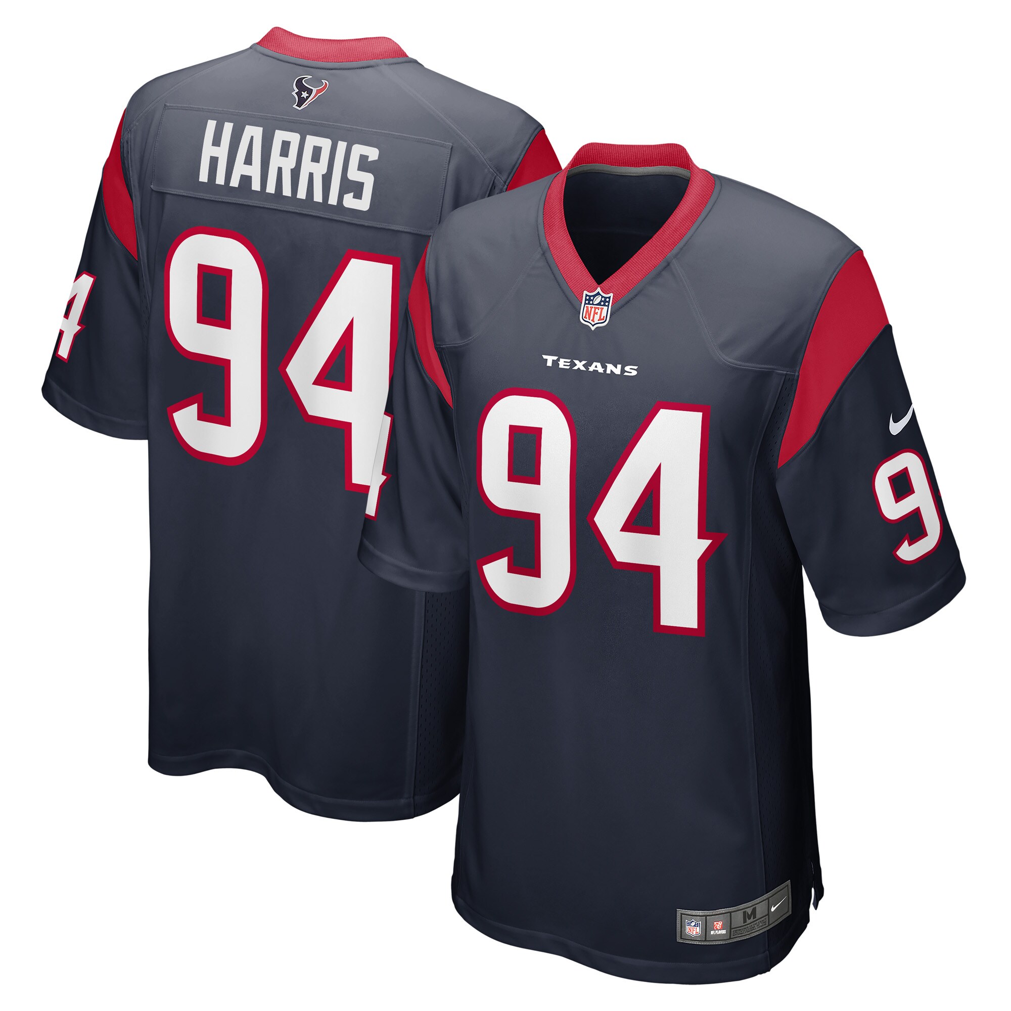 Demone Harris Houston Texans  Game Player Jersey - Navy