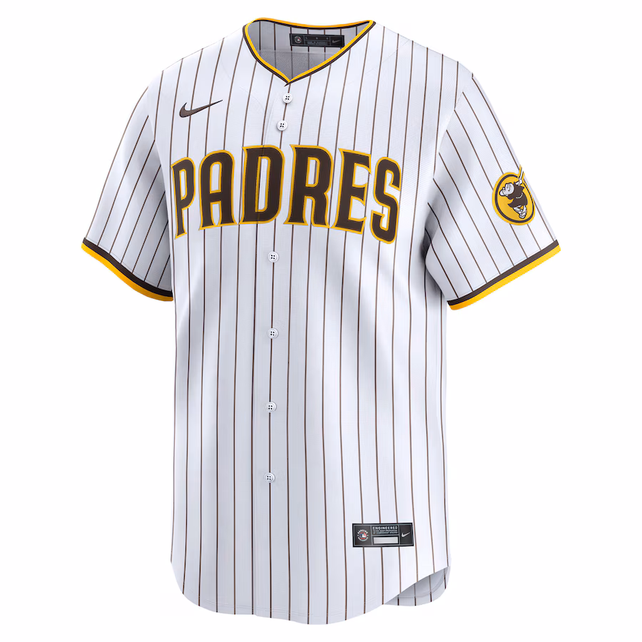 Men's San Diego Padres #23 Fernando Tatis Jr. White Home Limited Player Jersey