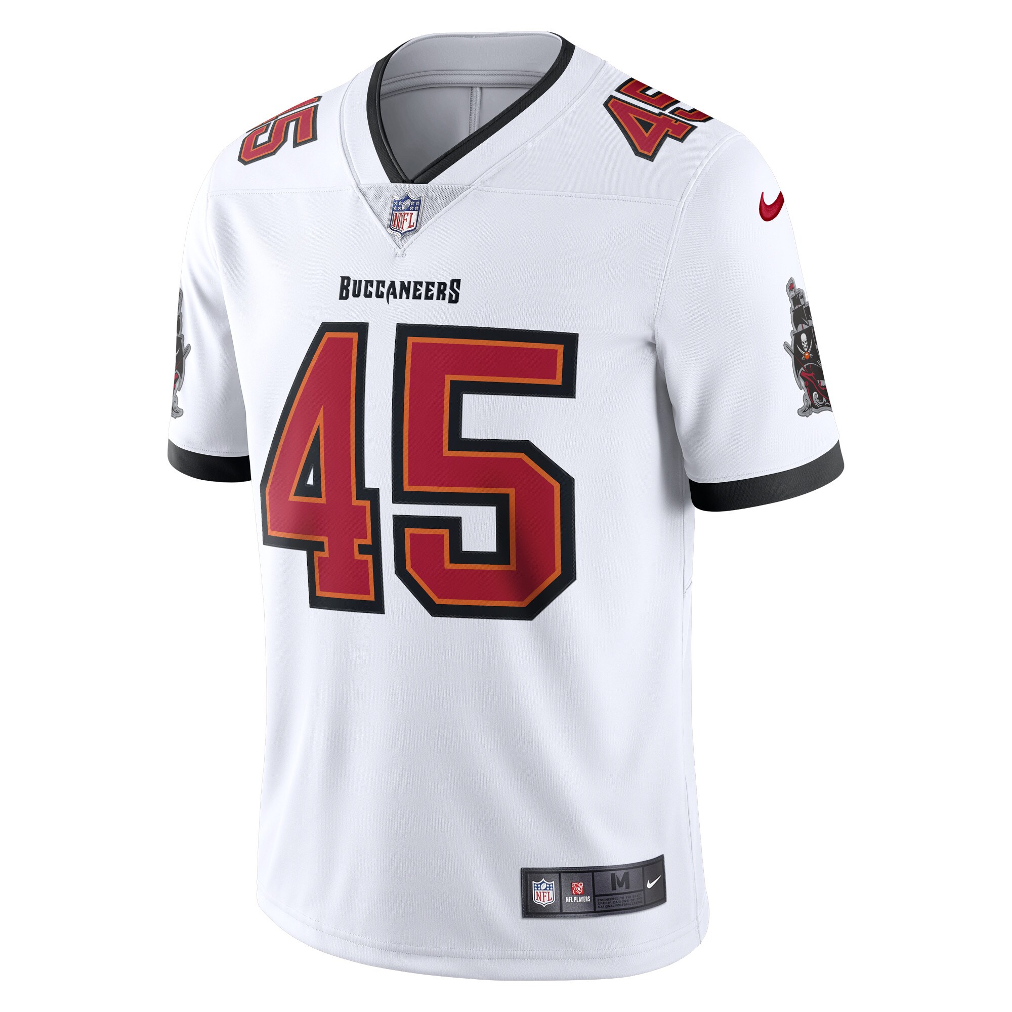 Devin White Tampa Bay Buccaneers  Vapor Limited Player Jersey - White