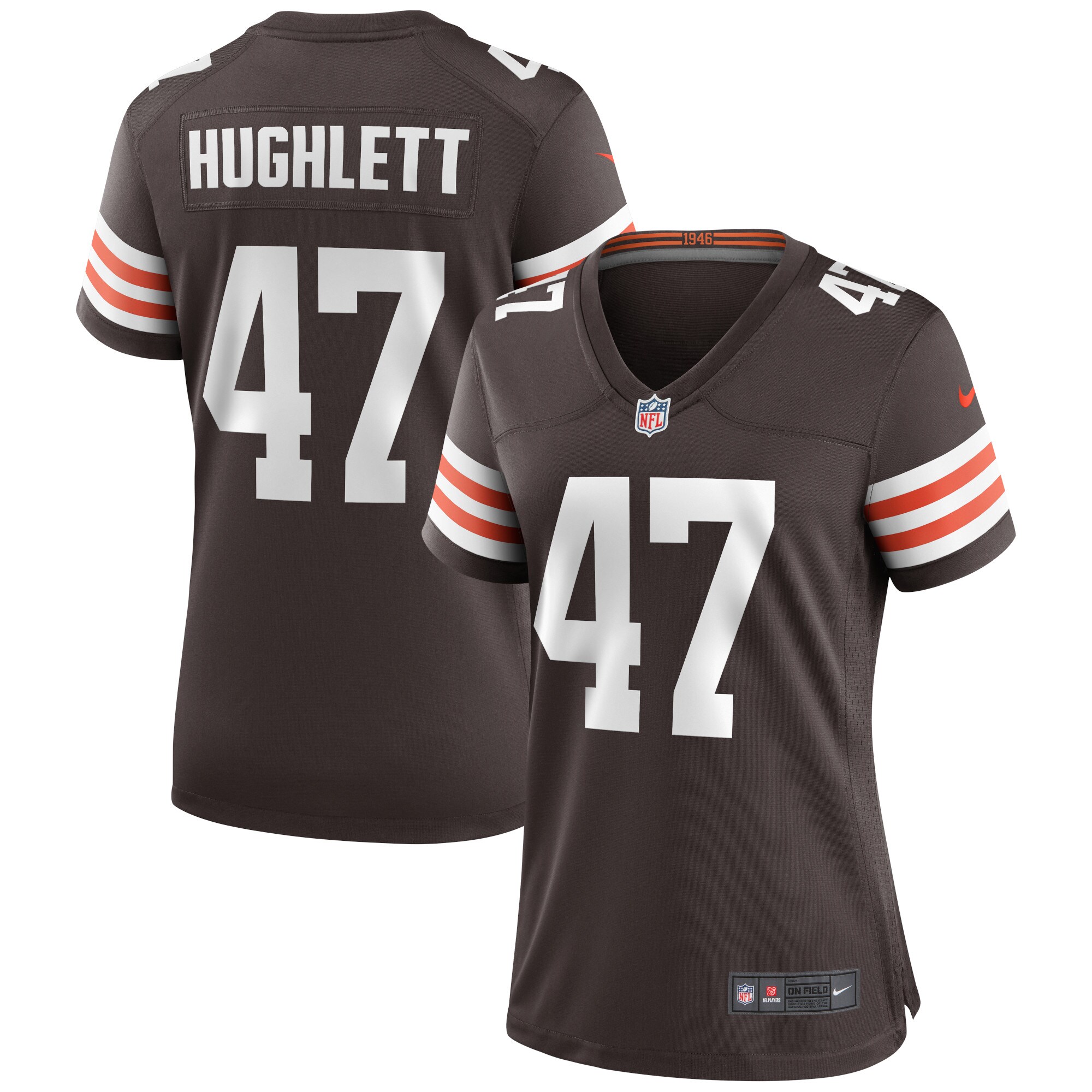 Charley Hughlett Cleveland Browns Women's Game Jersey - Brown
