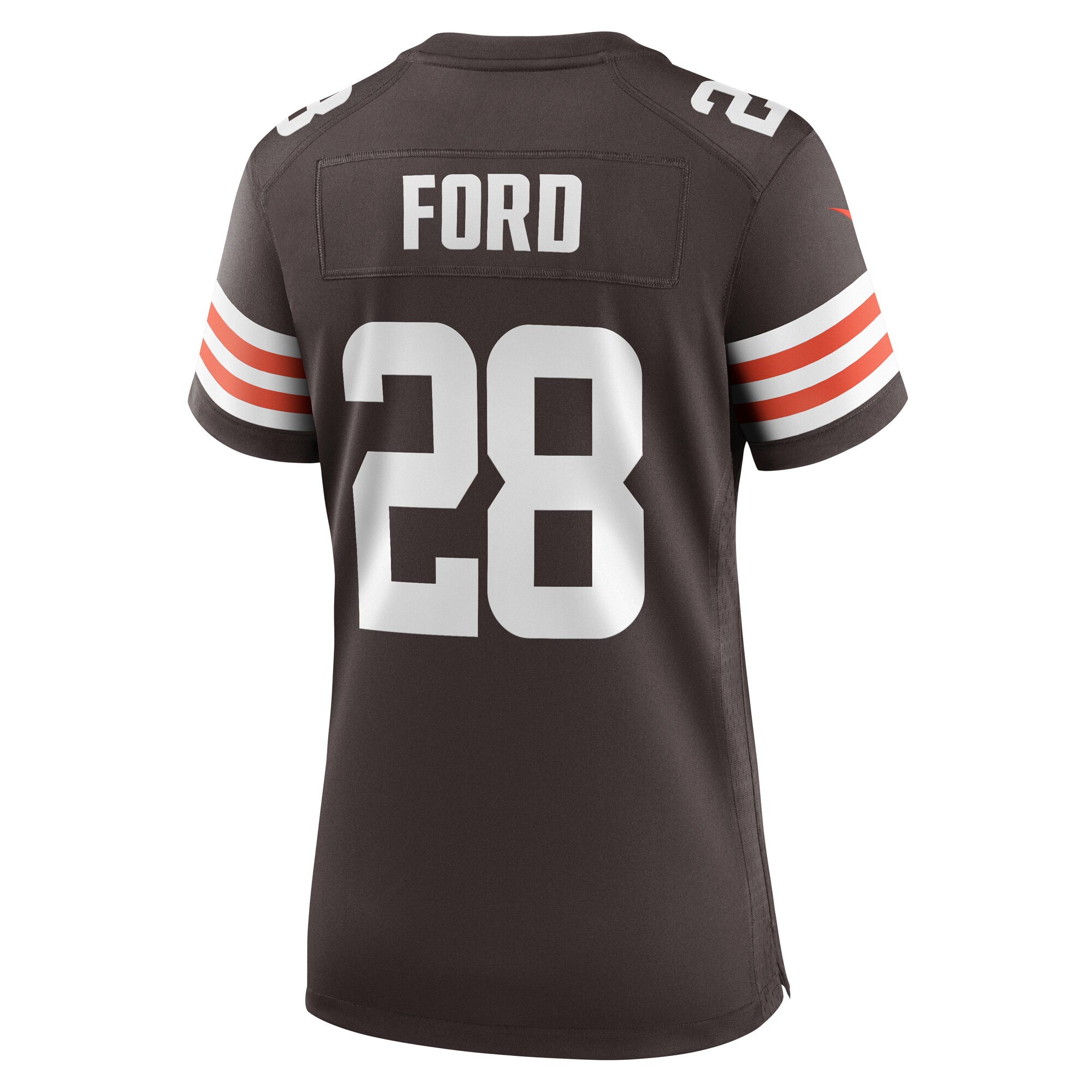 Mike Ford Cleveland Browns Women's Team Game Jersey -  Brown