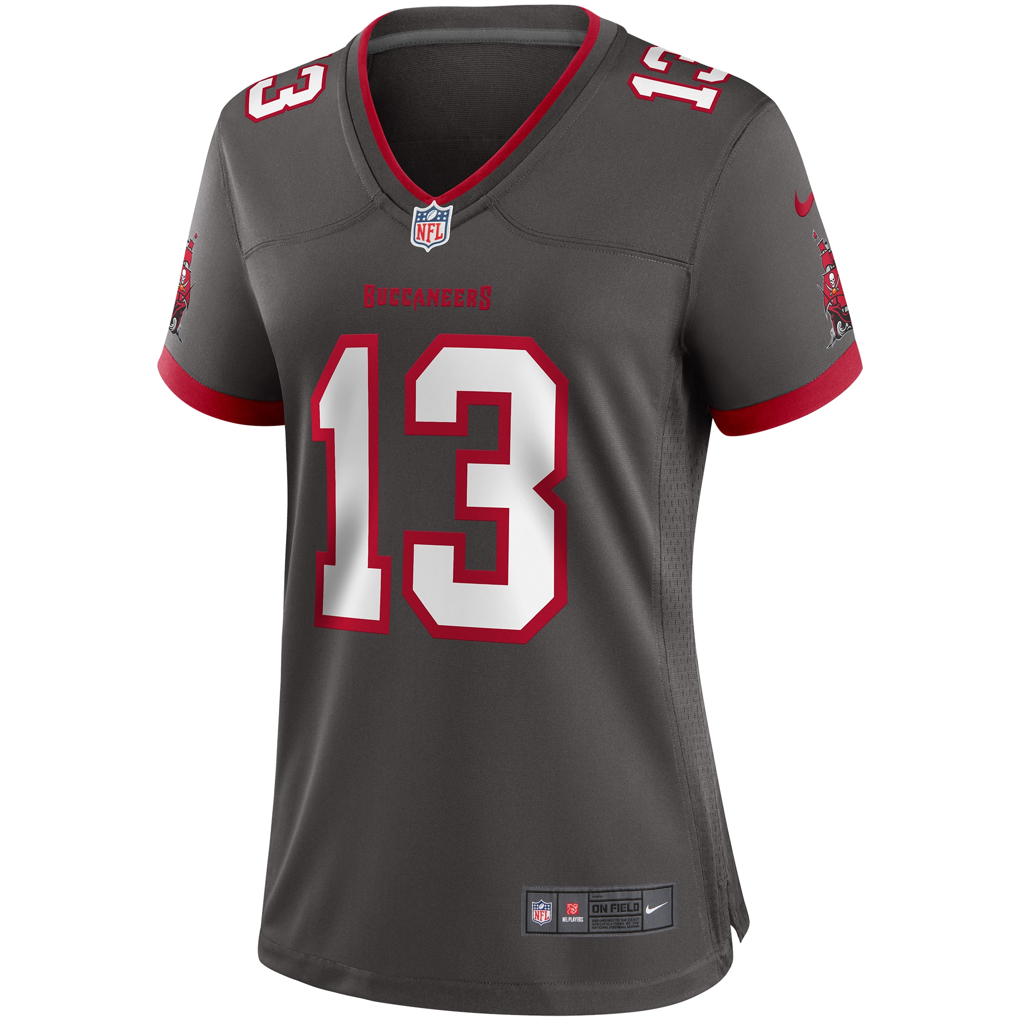 Mike Evans Tampa Bay Buccaneers Women's Alternate Game Jersey - Pewter