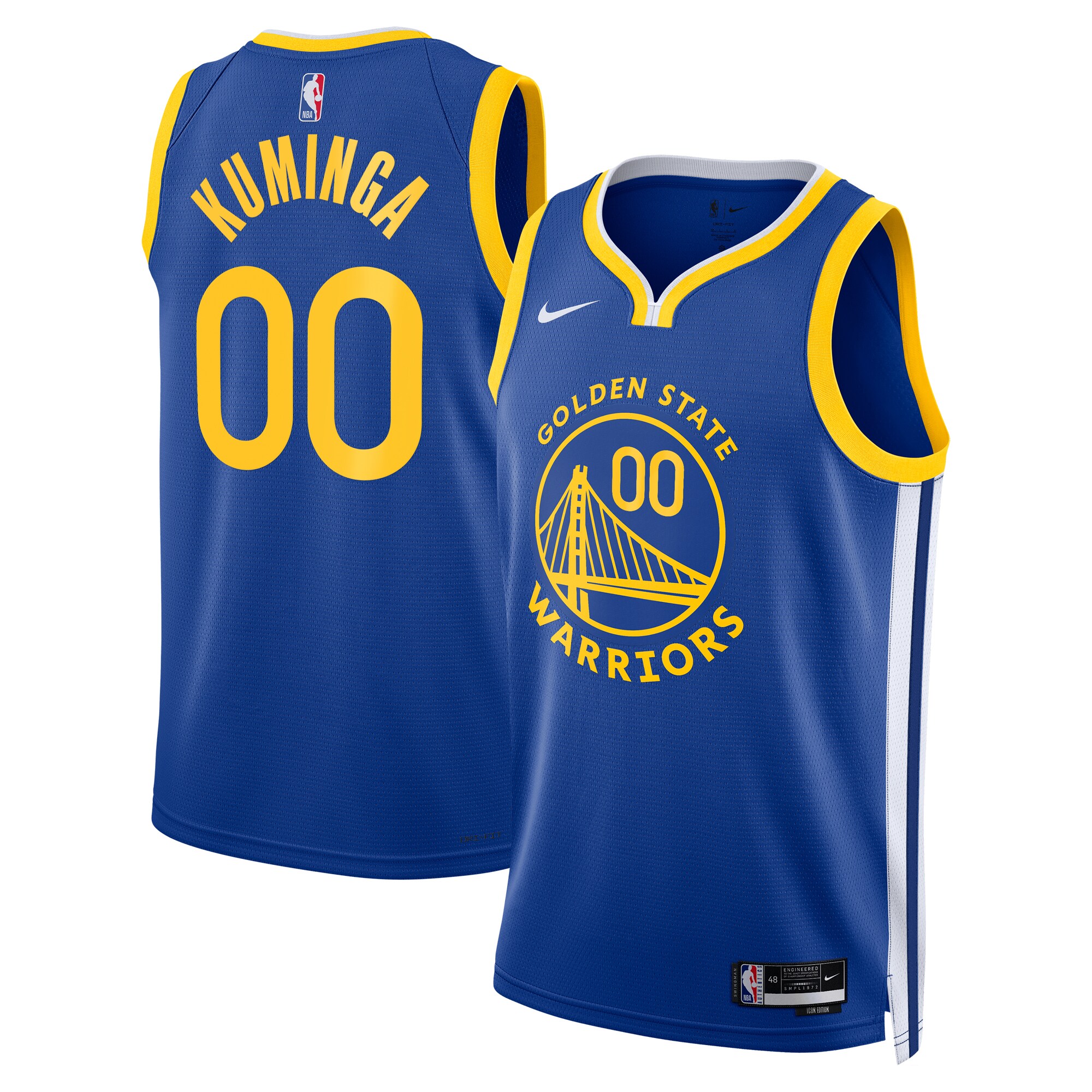 Jonathan Kuminga Golden State Warriors Unisex 2022/23 Swingman Player Jersey - Icon Edition - Royal