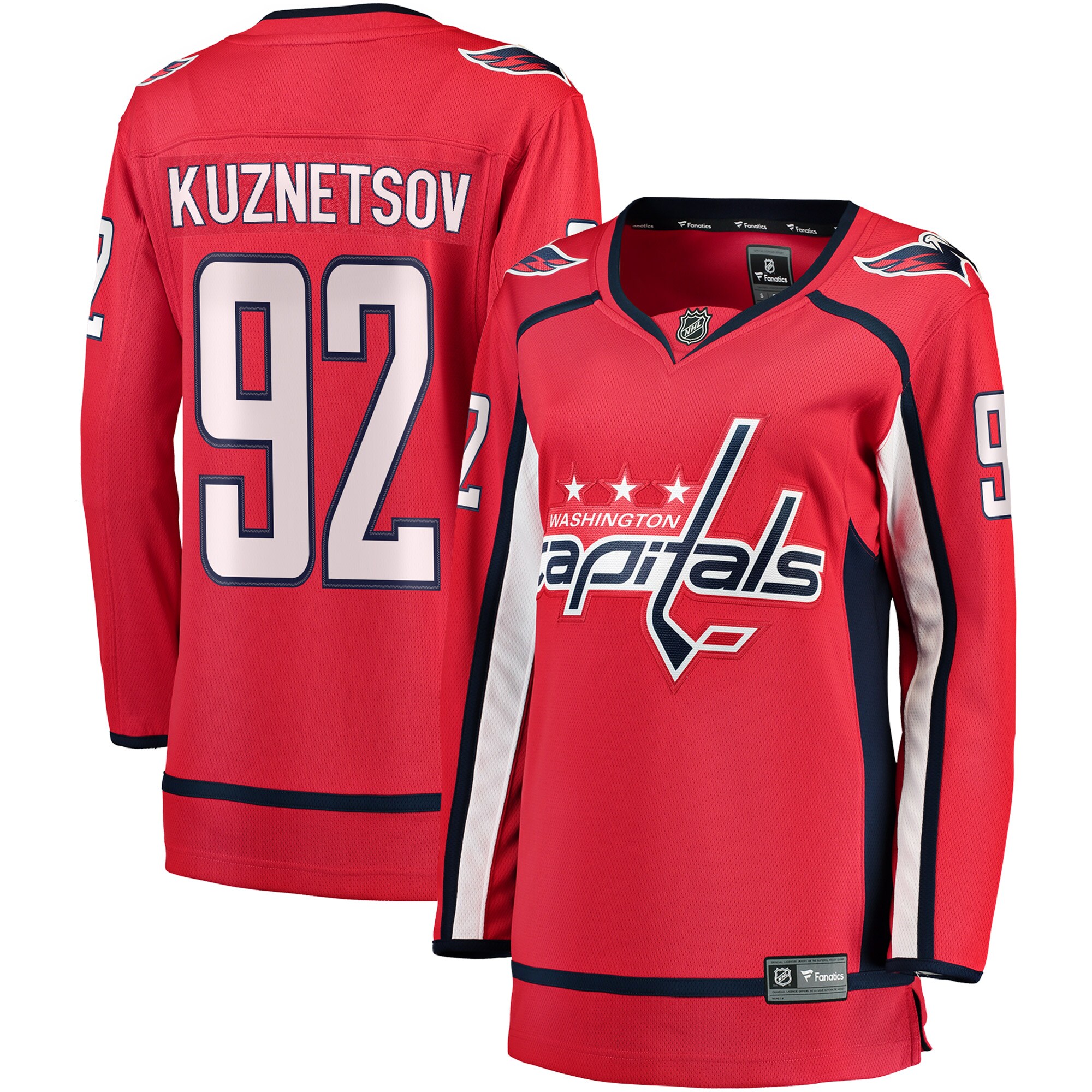 Evgeny Kuznetsov Washington Capitals Women's Breakaway Player Jersey - Red