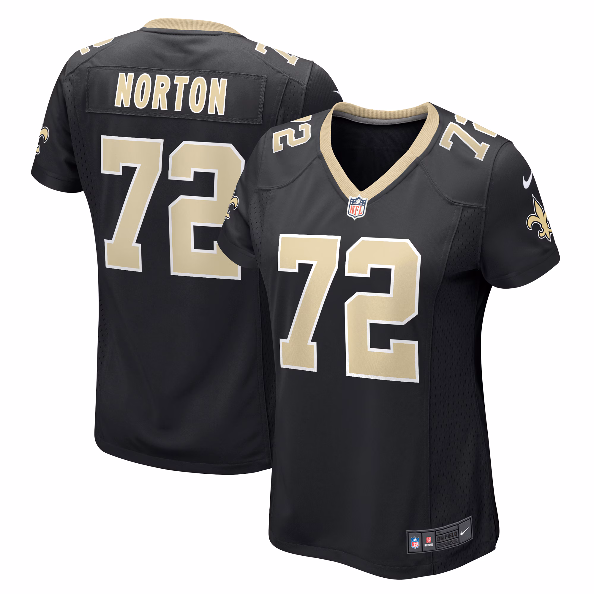 Storm Norton New Orleans Saints Women's Game Jersey - Black
