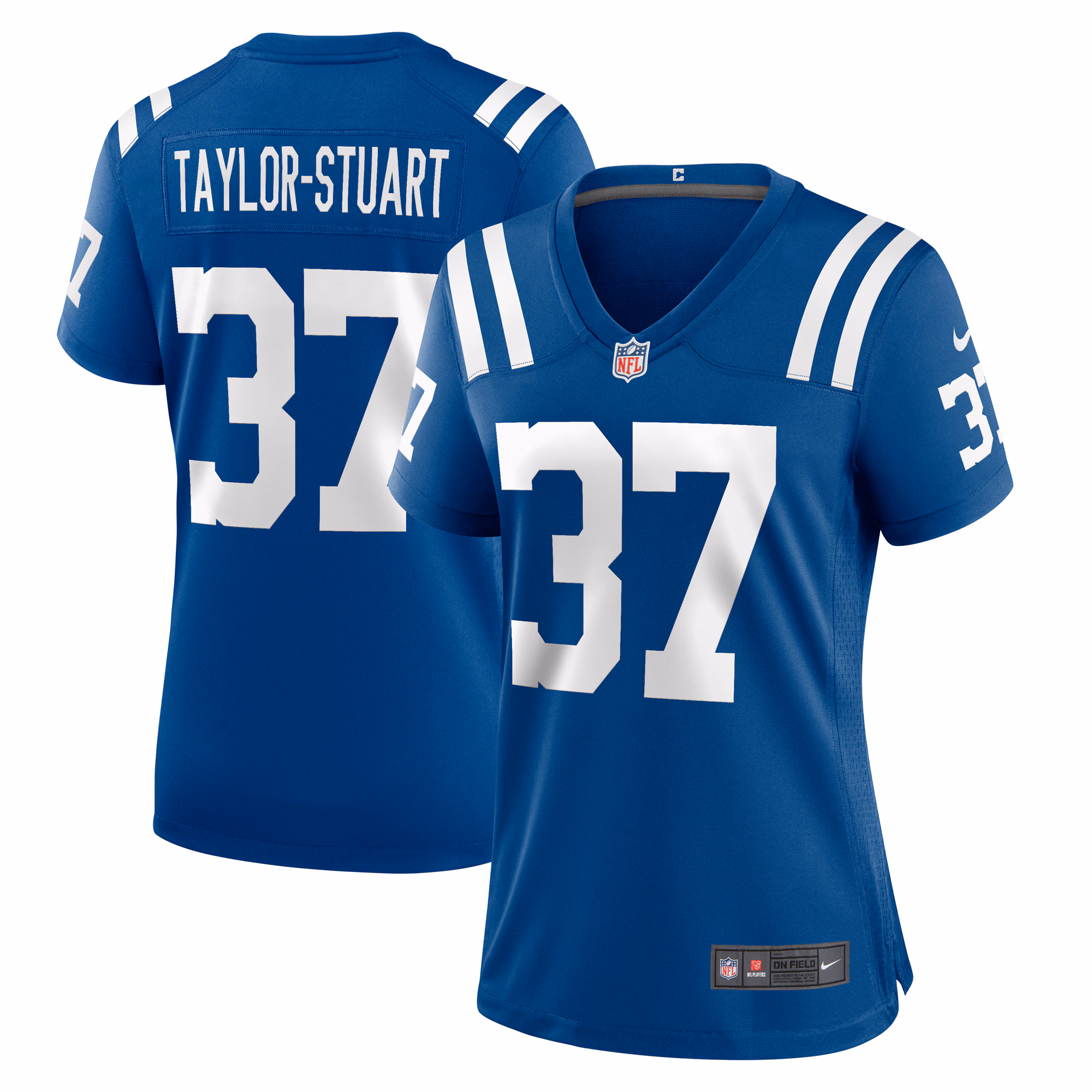 Isaac Taylor-Stuart Indianapolis Colts Women's Team Game Jersey -  Royal