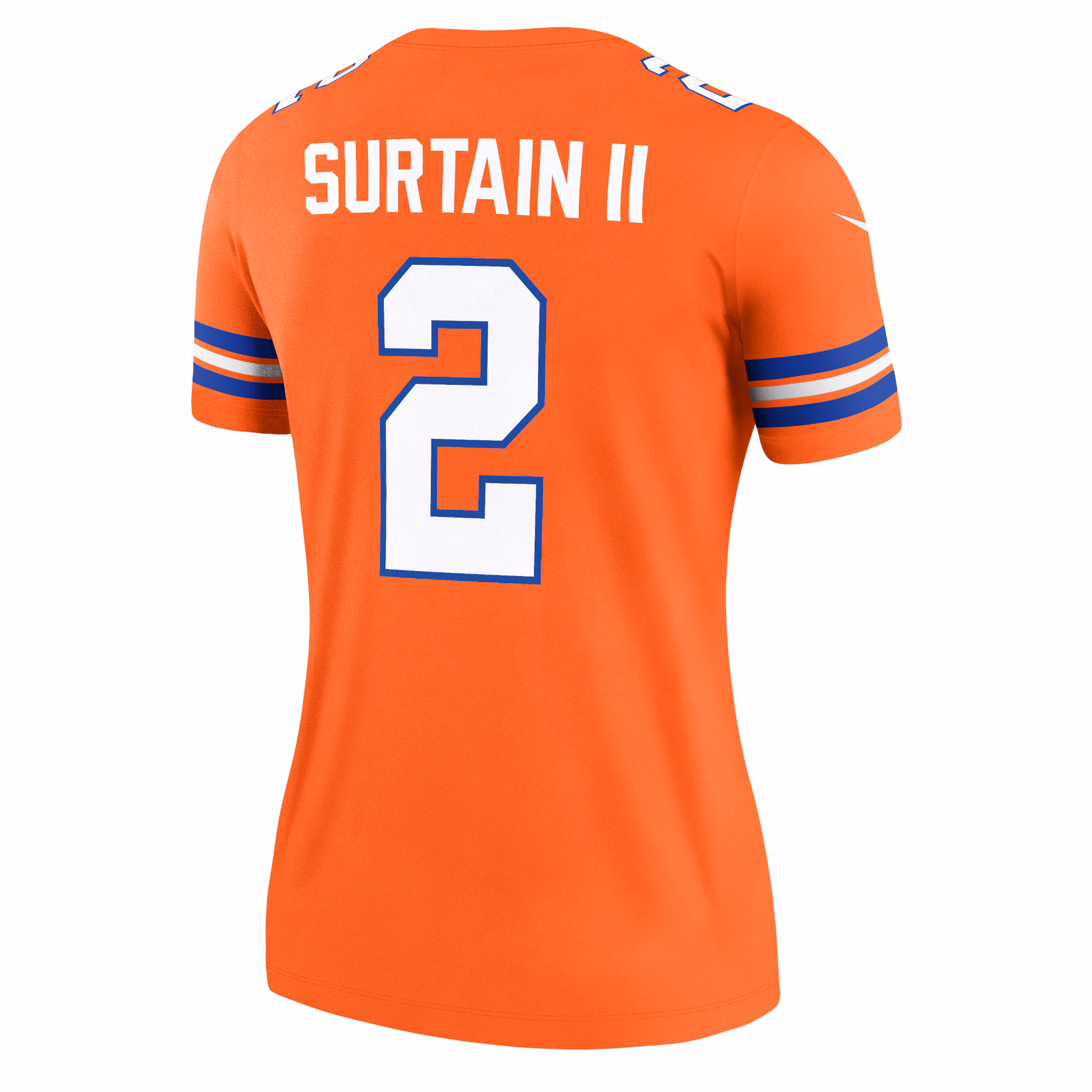 Patrick Surtain II Denver Broncos Women's Mile High Collection 1977 Throwback Player Legend Jersey - Orange