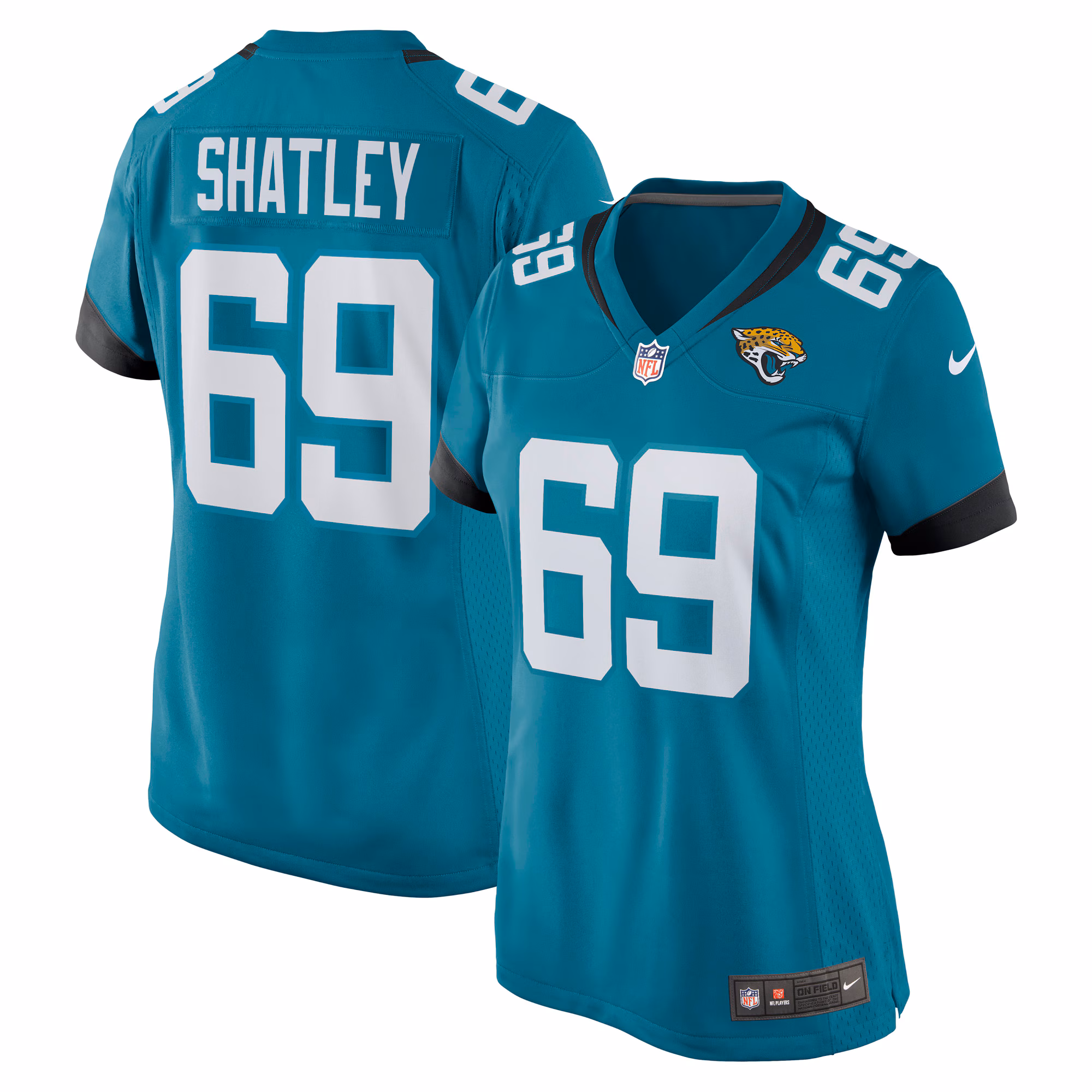 Tyler Shatley Jacksonville Jaguars Women's Game Jersey - Black