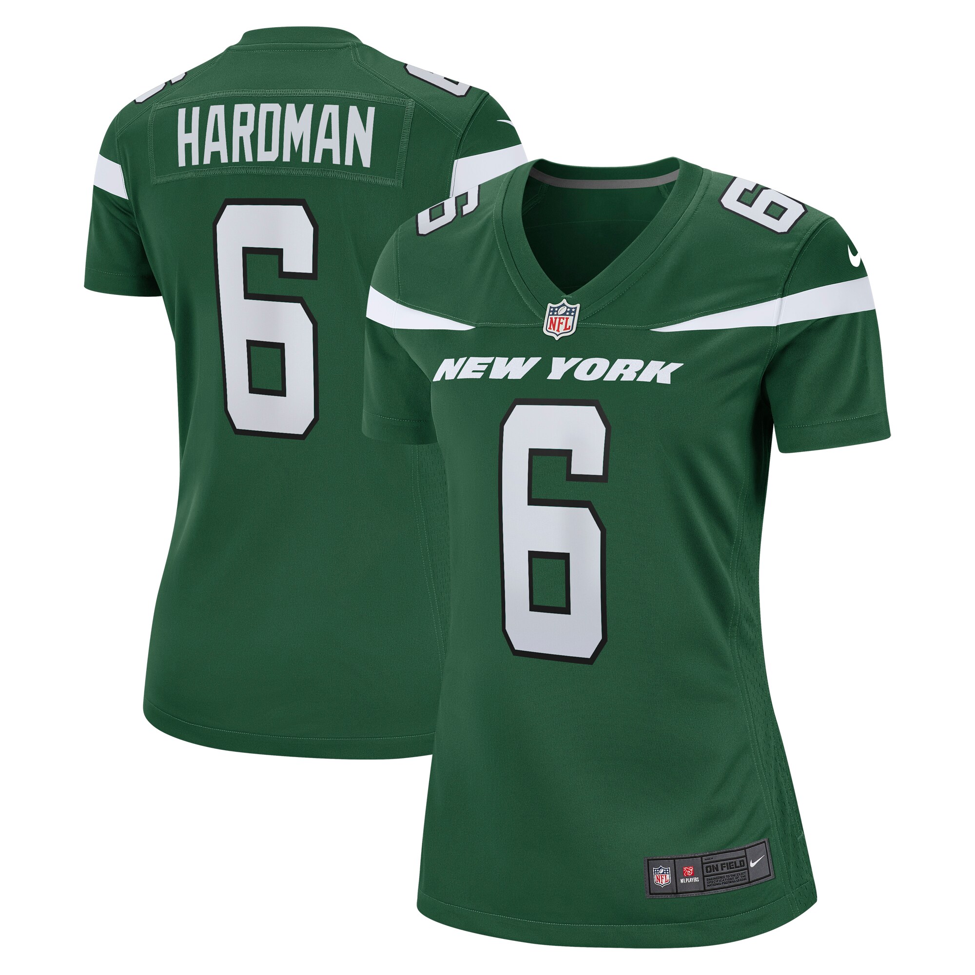 Mecole Hardman New York Jets  Women's Game Jersey - Gotham Green