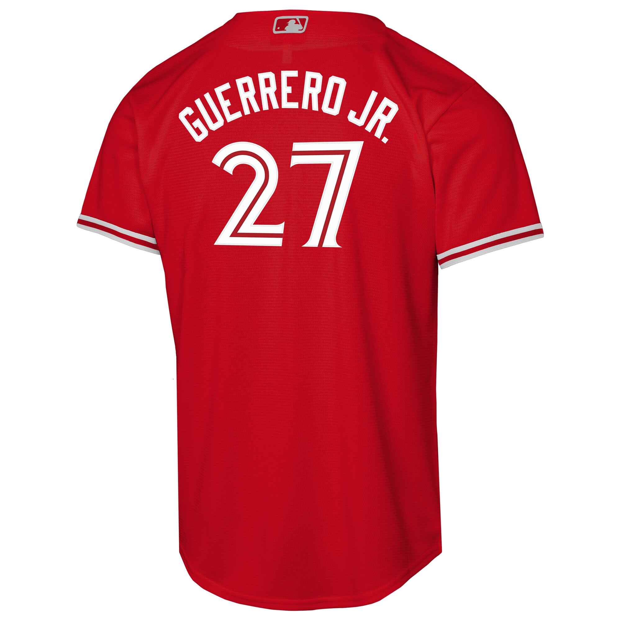 Vladimir Guerrero Jr. #27 Toronto Blue Jays Youth Canada Day Replica Jersey - Red