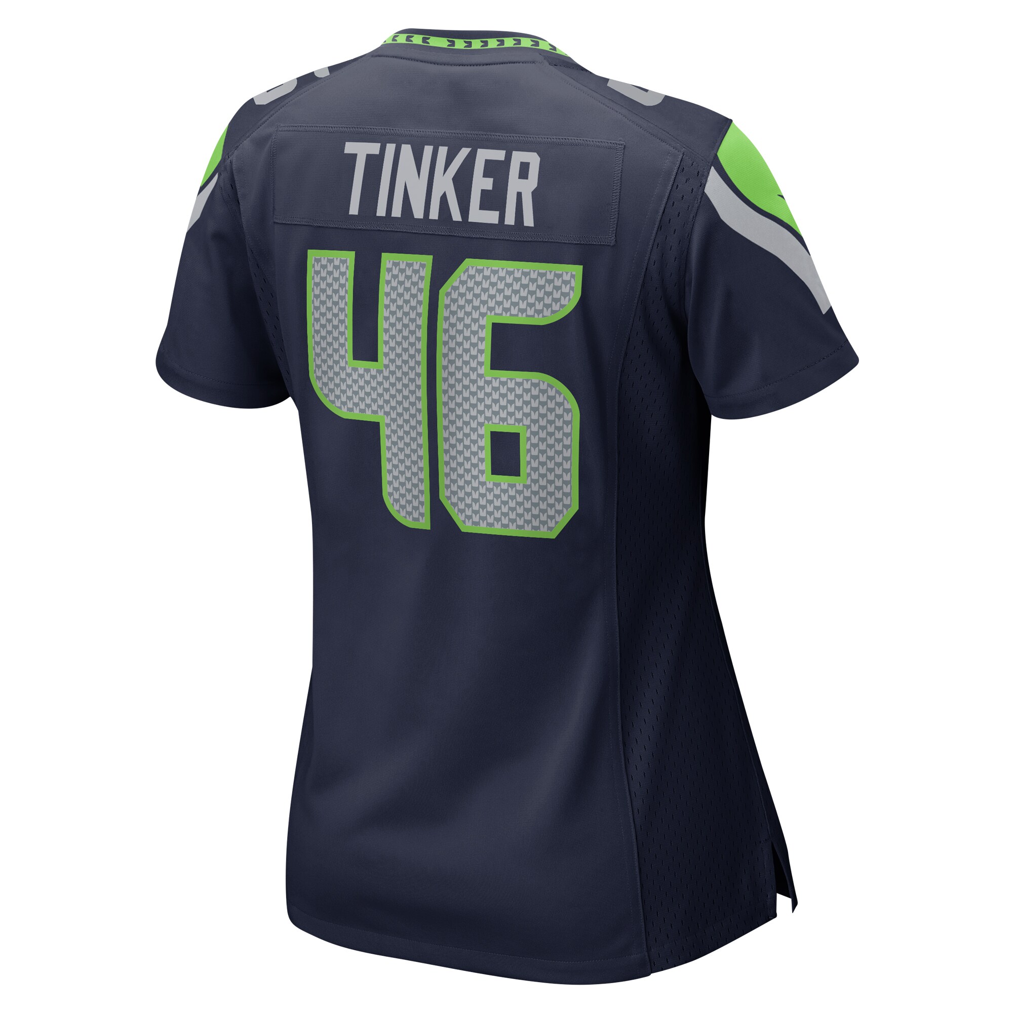Carson Tinker Seattle Seahawks  Women's Home Game Player Jersey - College Navy