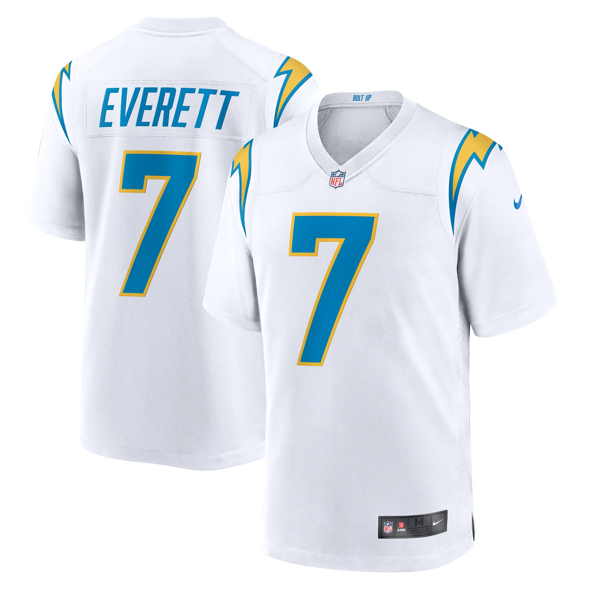 Gerald Everett Los Angeles Chargers  Game Player Jersey - White