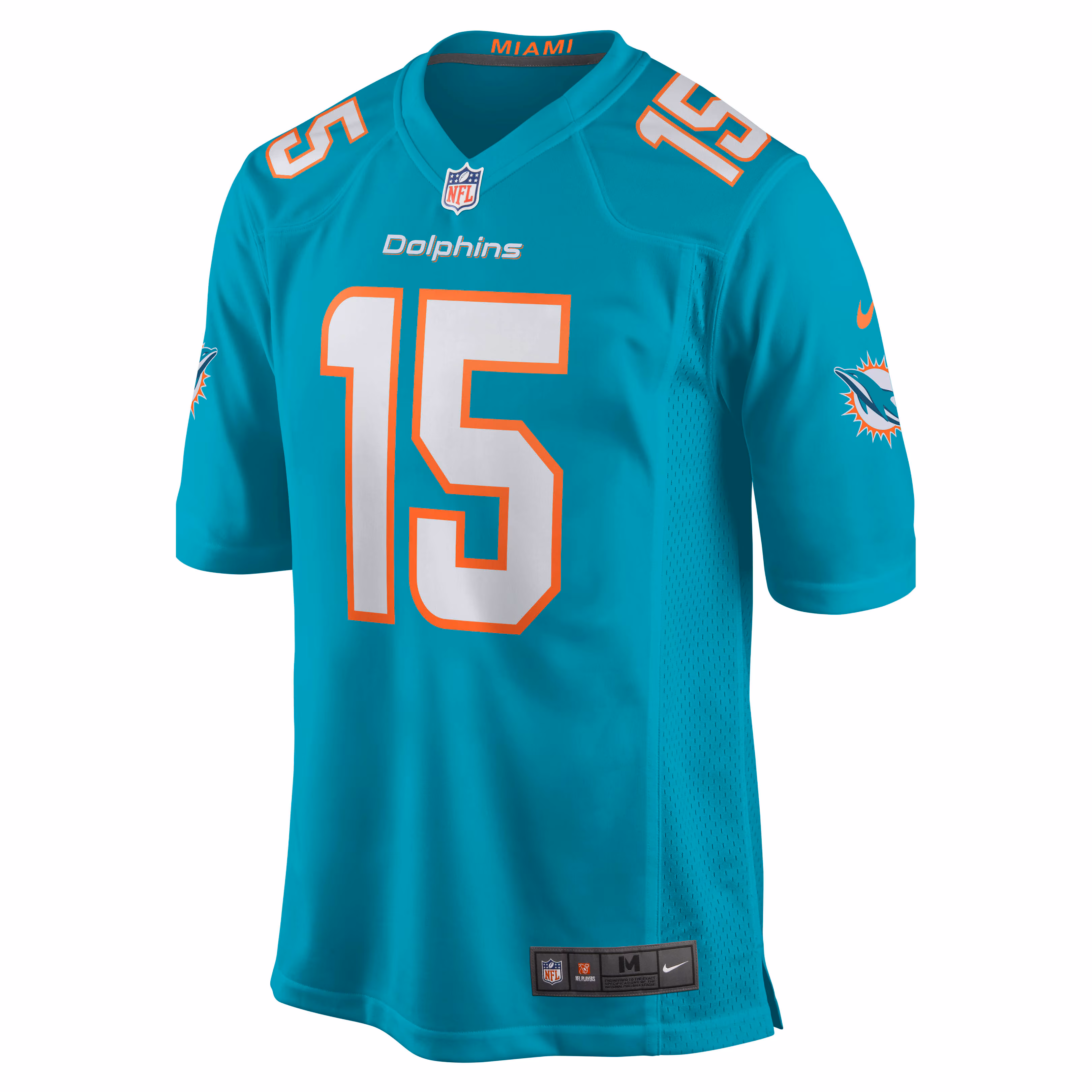Jaelan Phillips Miami Dolphins Game Player Jersey - Aqua