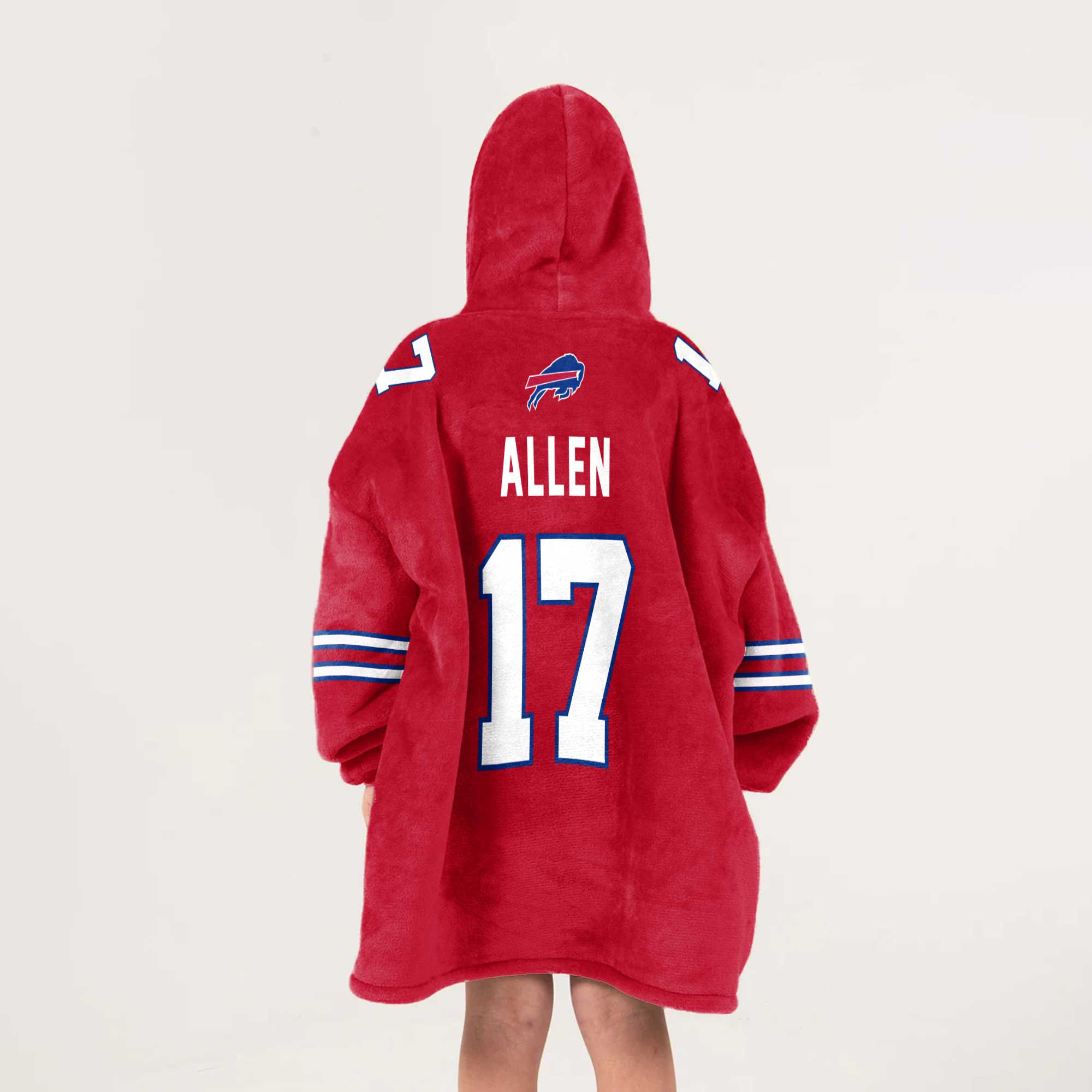 Captain J.A 17 Buffalo Football Unisex Blanket Hoodie
