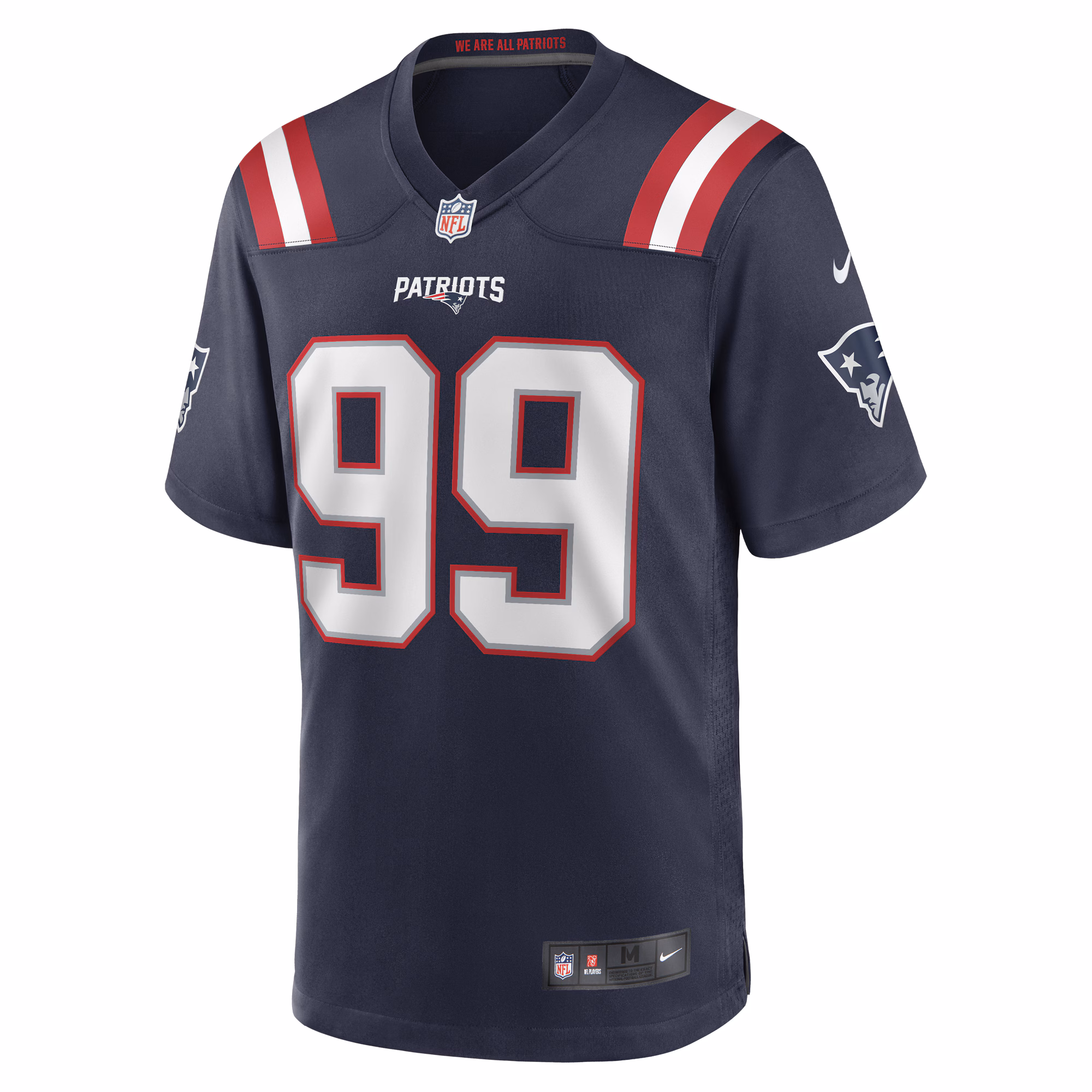 Keion White New England Patriots 2023 NFL Draft Pick Game Jersey - Navy