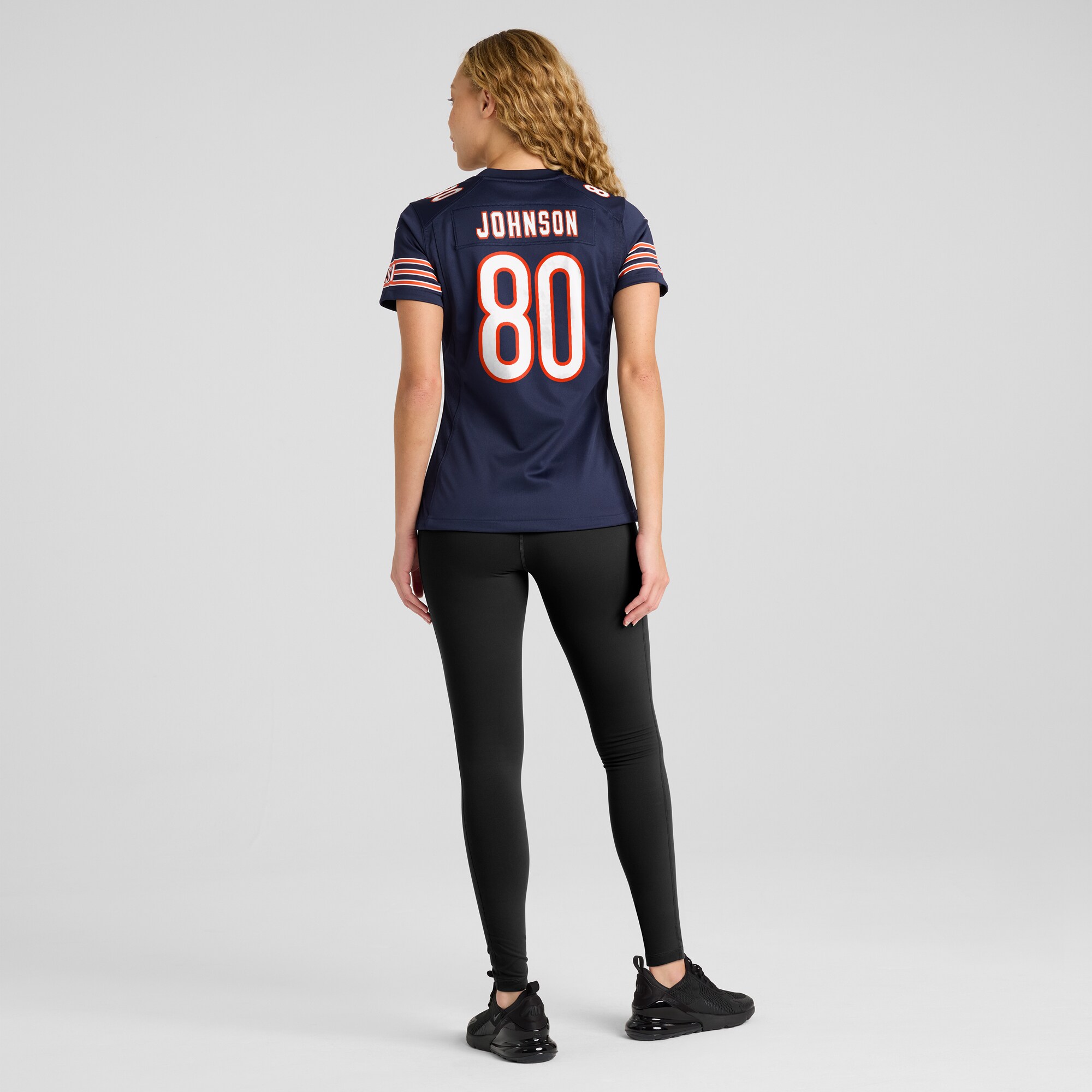 Collin Johnson Chicago Bears Women's  Game Jersey -  Navy