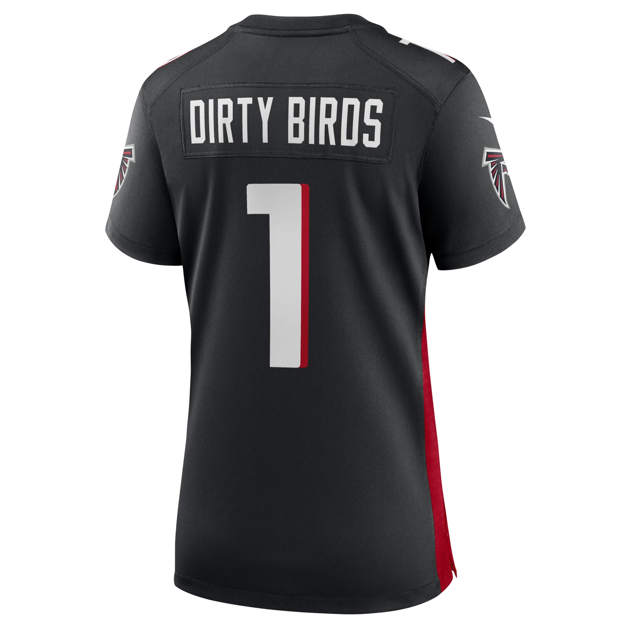 Dirty Birds Atlanta Falcons Women's Game Jersey - Black