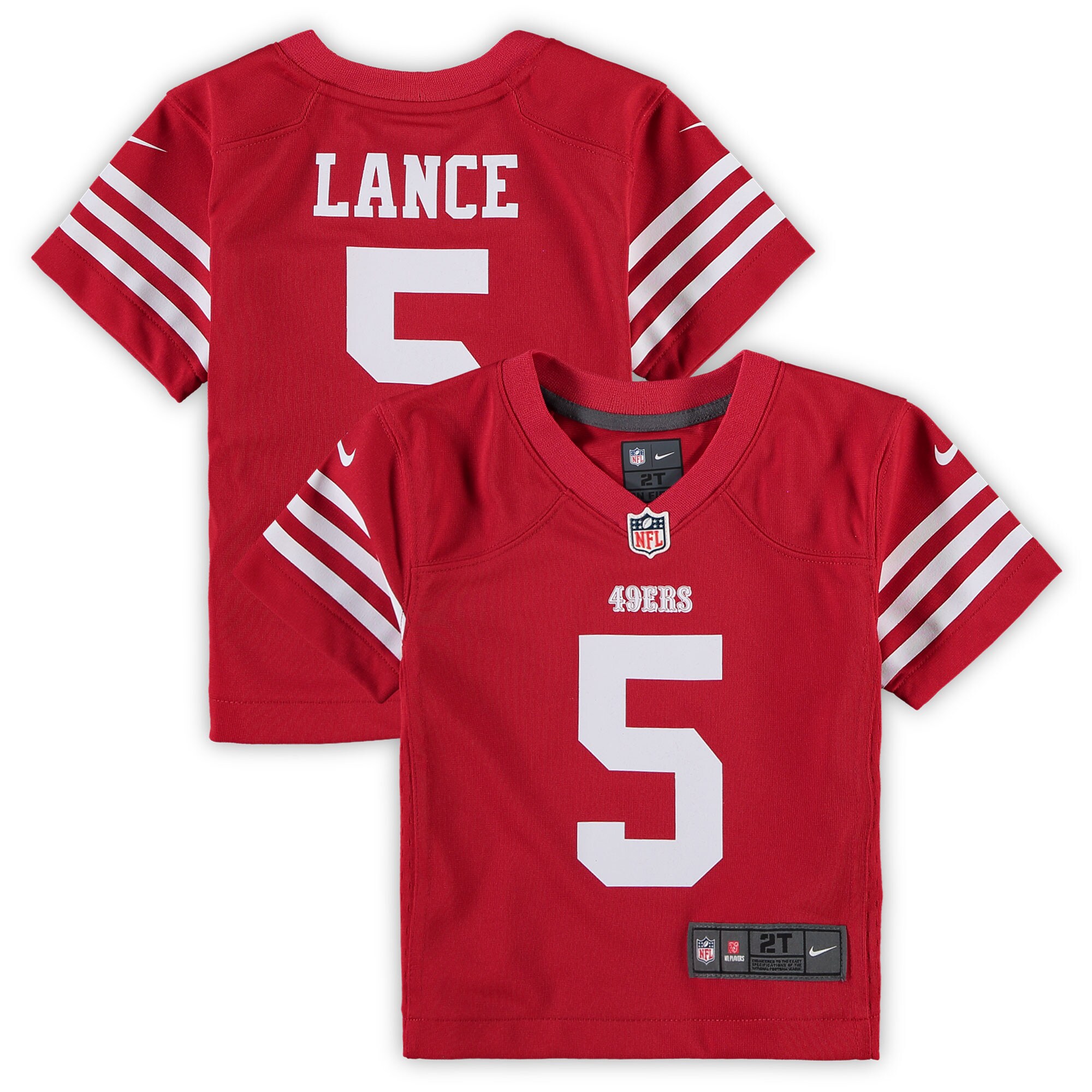 Trey Lance San Francisco 49ers  Toddler Game Jersey - Scarlet