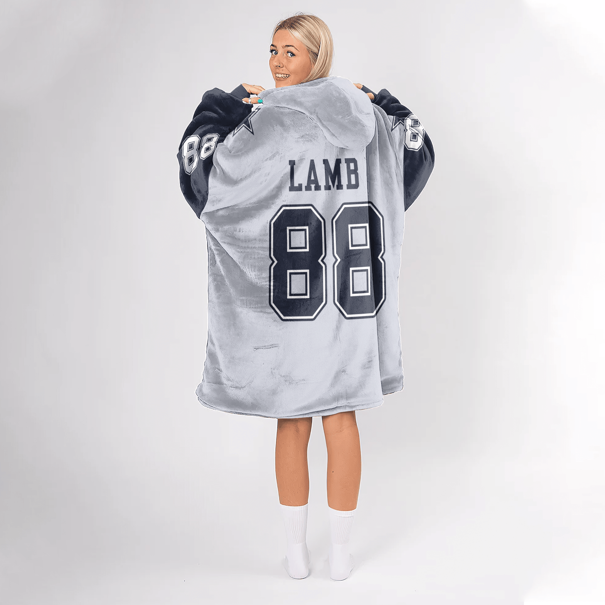 Adult C.L 88 Captain Dalllas Football Unisex Blanket Hoodie