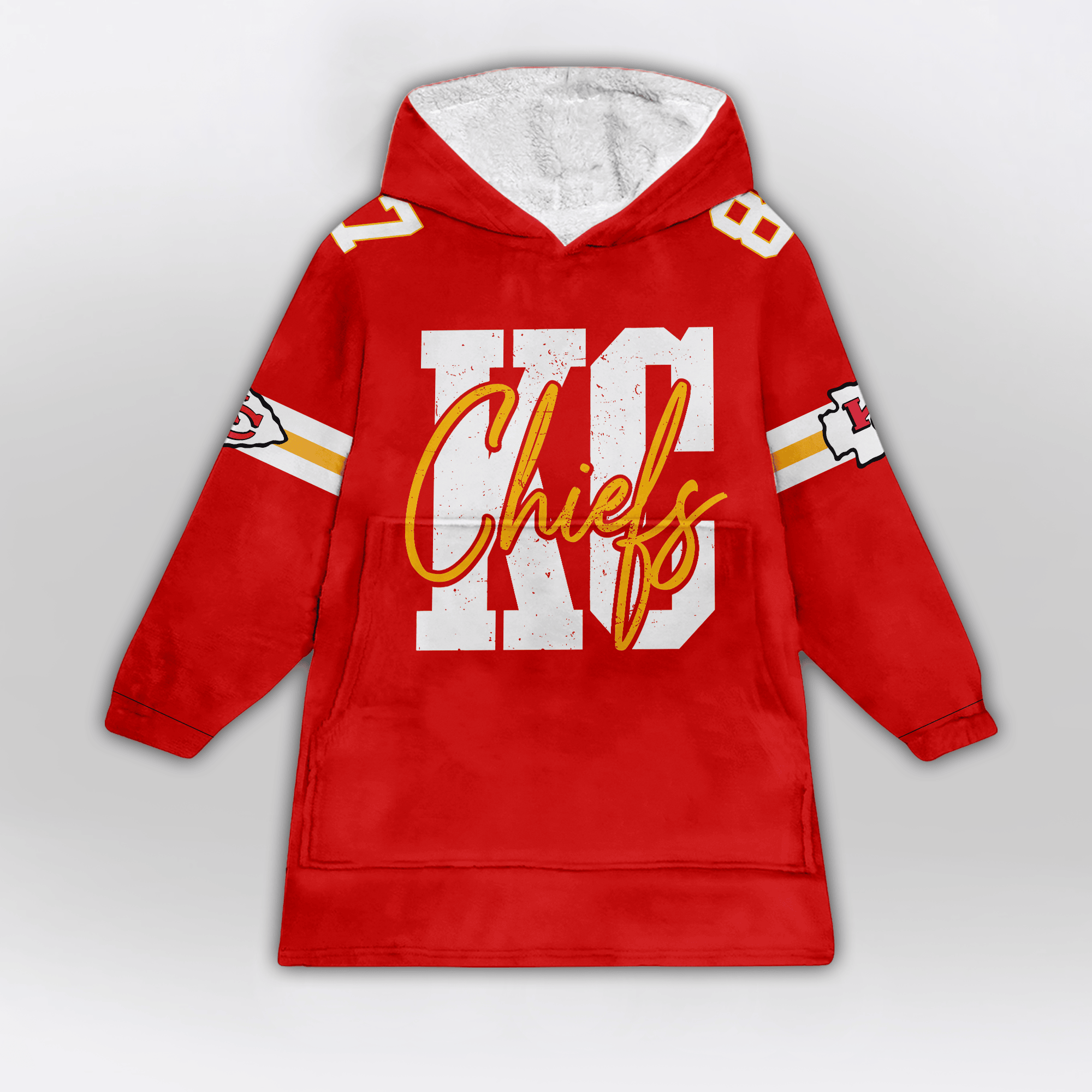 Kansas City Football Unisex Blanket Hoodie