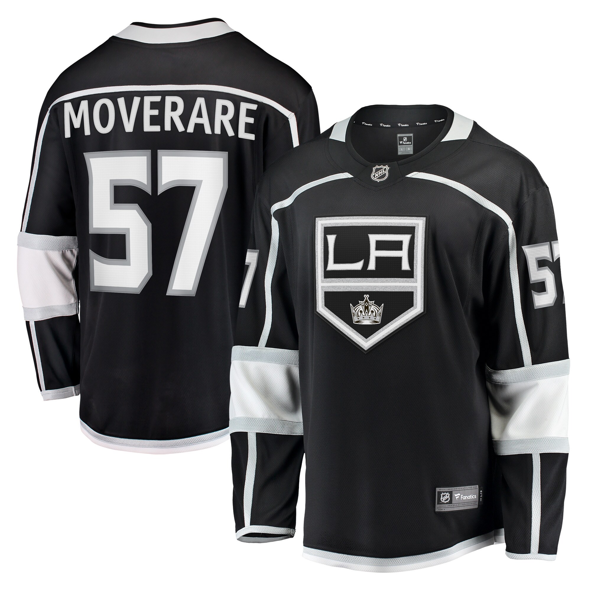 Jacob Moverare Los Angeles Kings Home Breakaway Player Jersey - Black