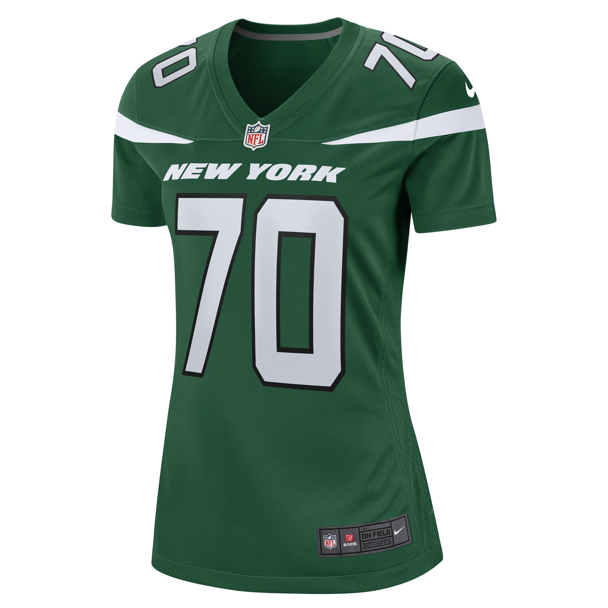 Eric Smith New York Jets  Women's Game Player Jersey - Gotham Green