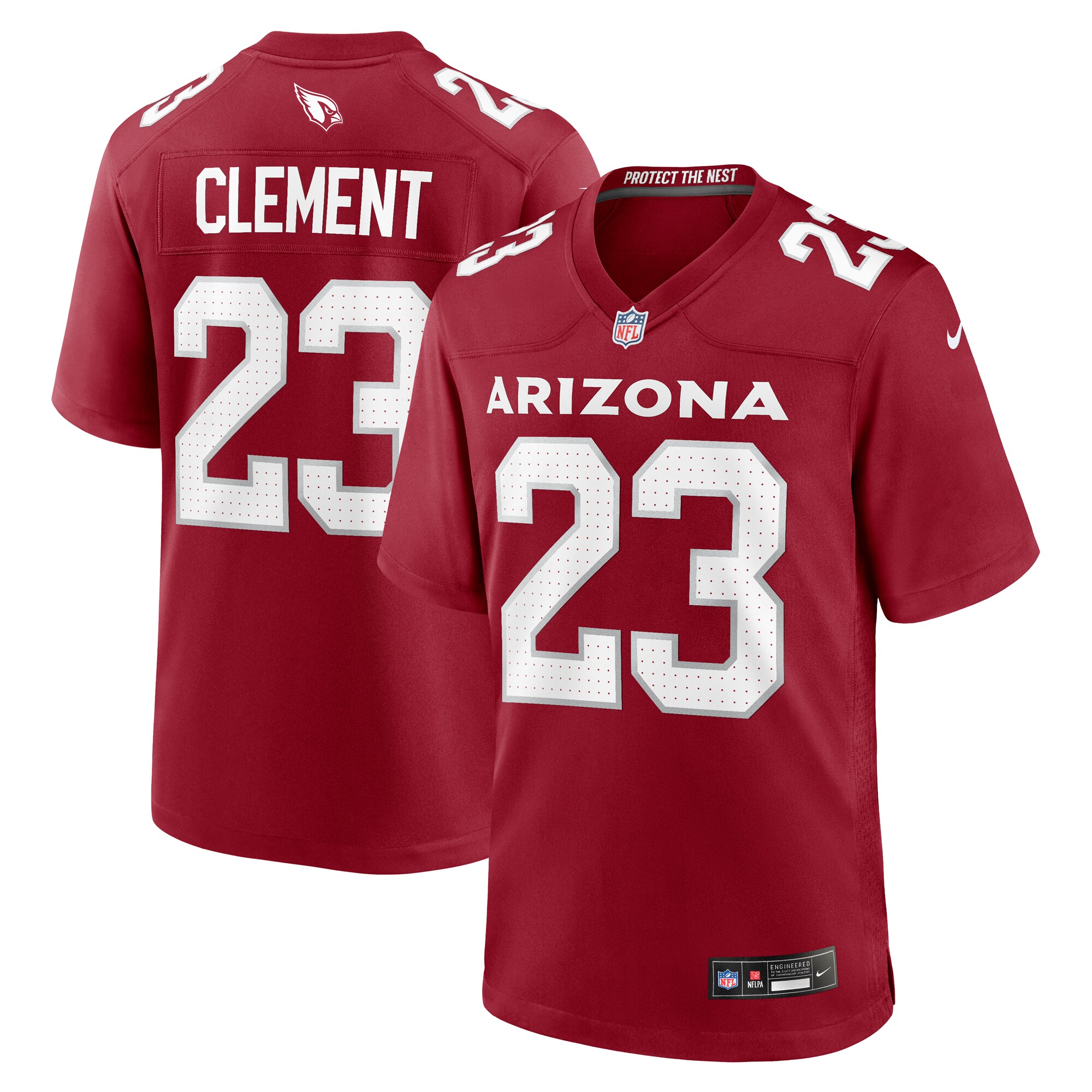 Corey Clement Arizona Cardinals Team Game Jersey -  Cardinal