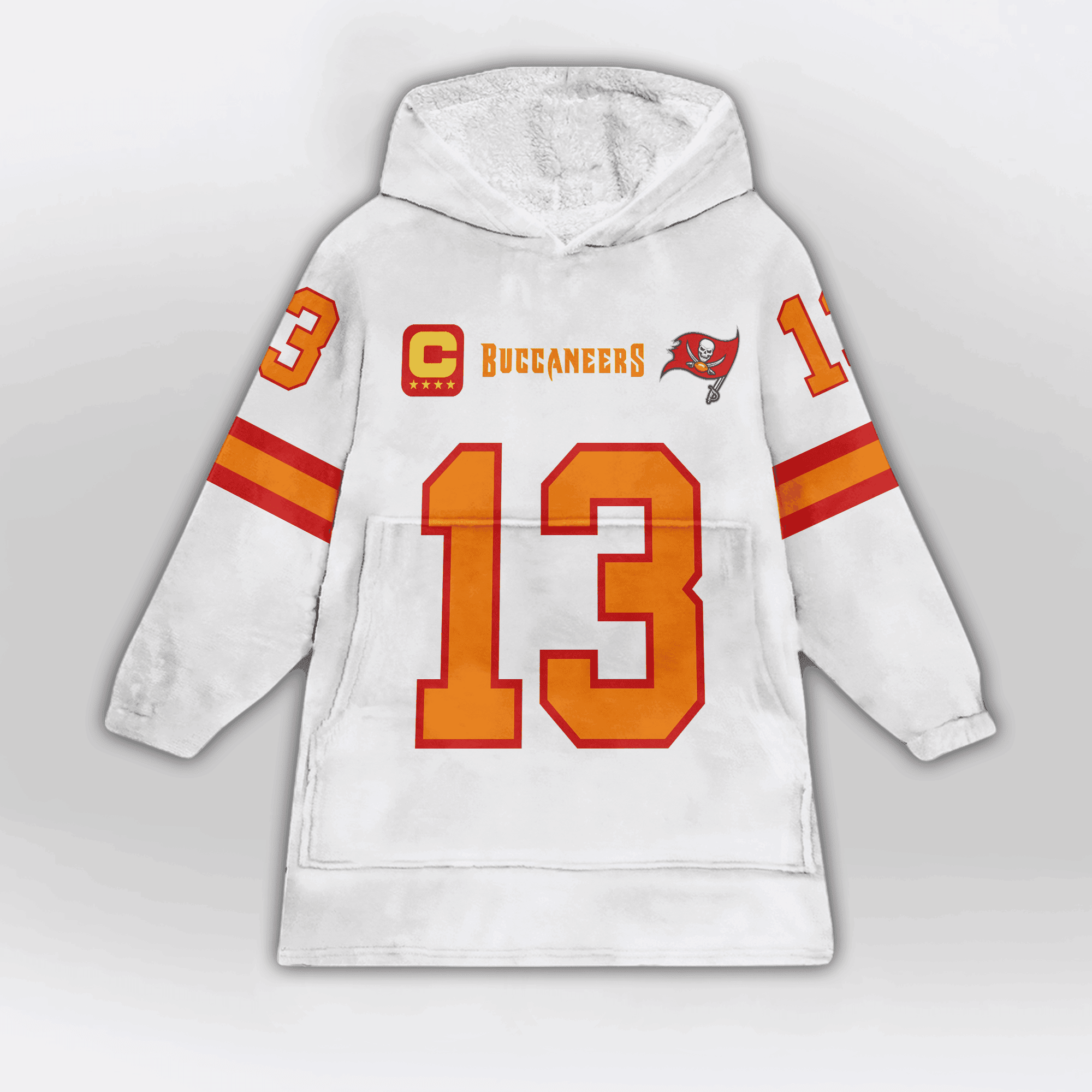Kid Captain 13 Tampa Bay Football Unisex Blanket Hoodie