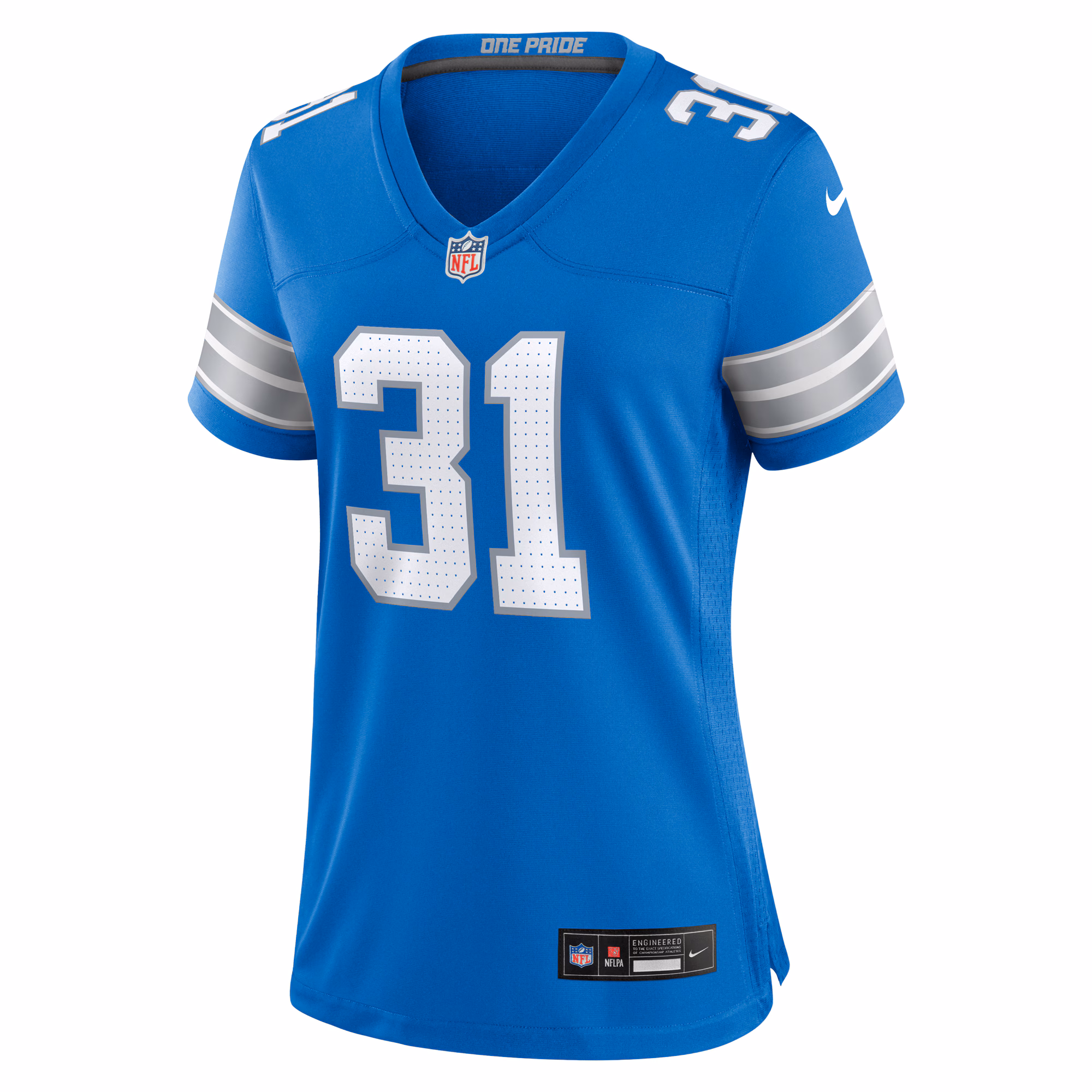 Kerby Joseph Detroit Lions Women's Team Game Jersey -  Blue