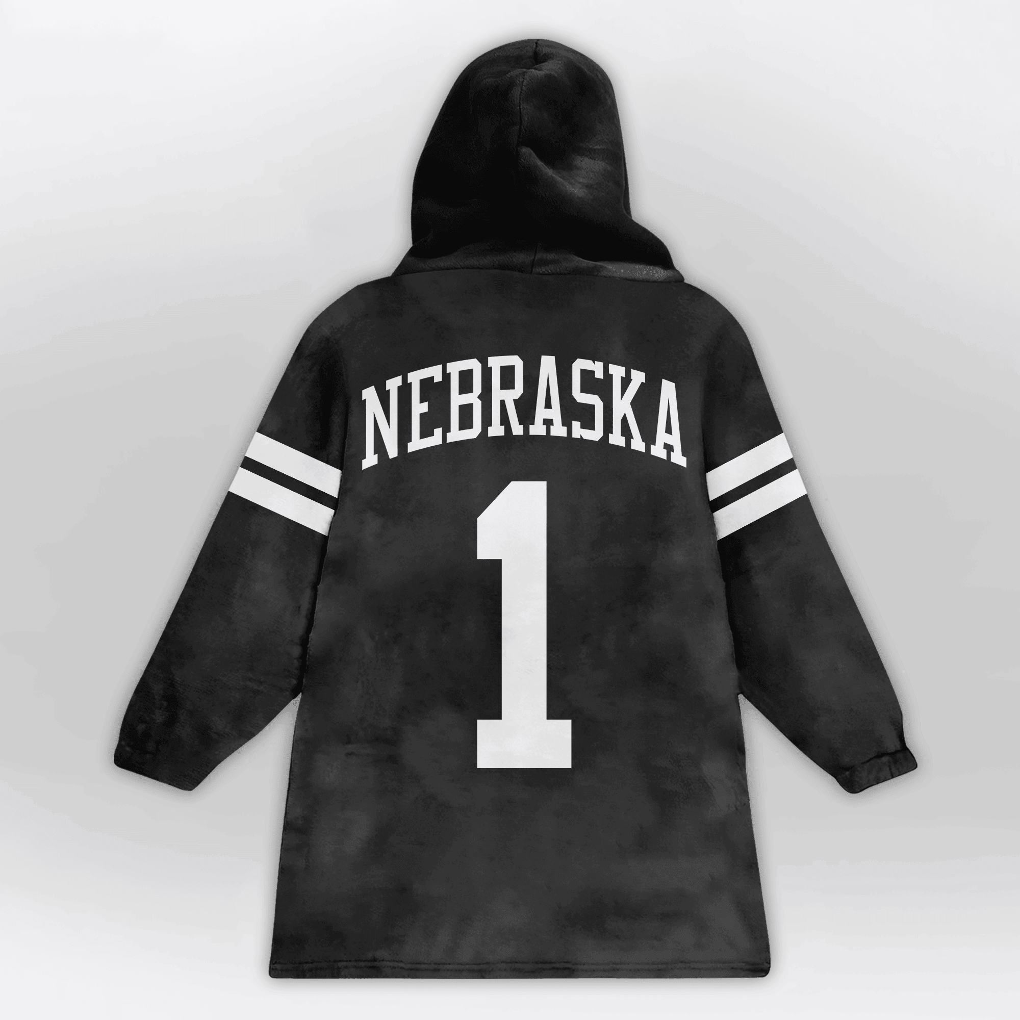 Kid 1 Nebraska Football Unisex Blanket Hoodie