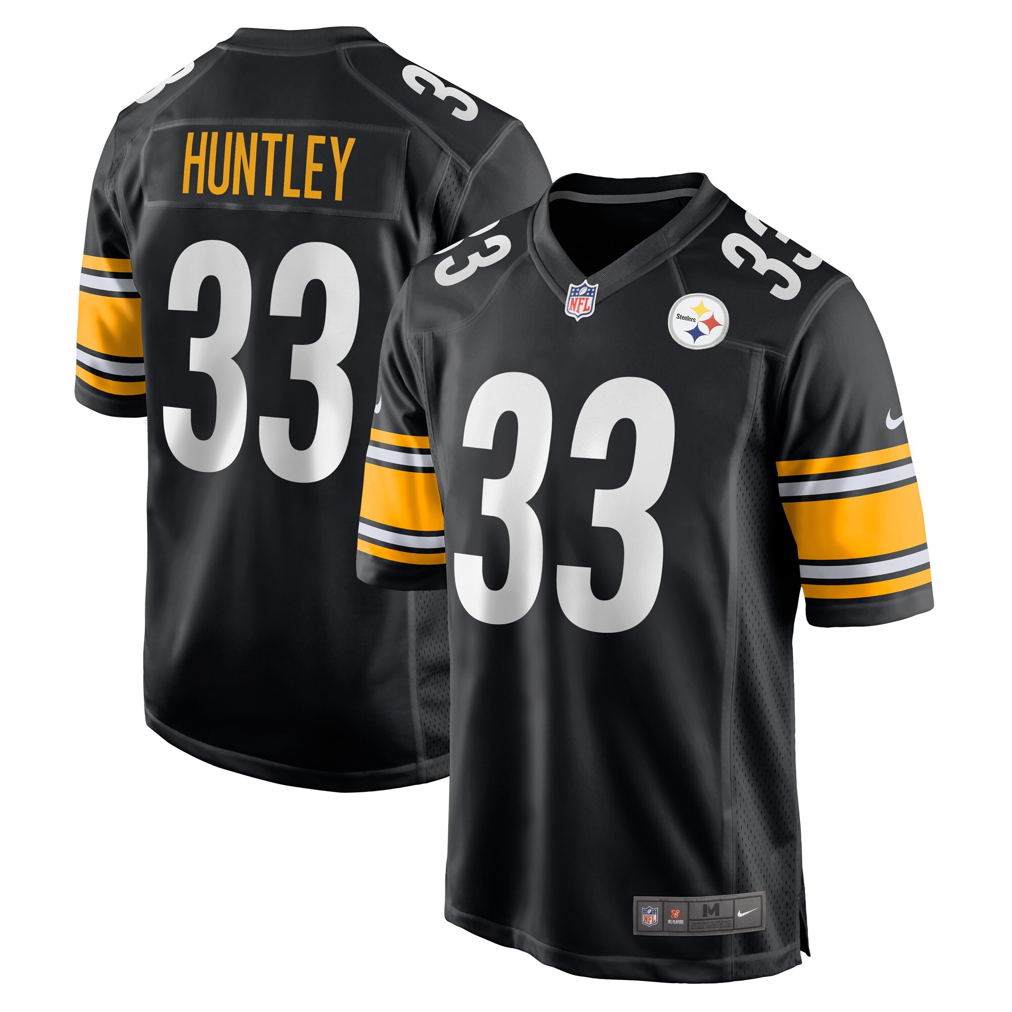 Jason Huntley Pittsburgh Steelers  Game Player Jersey - Black