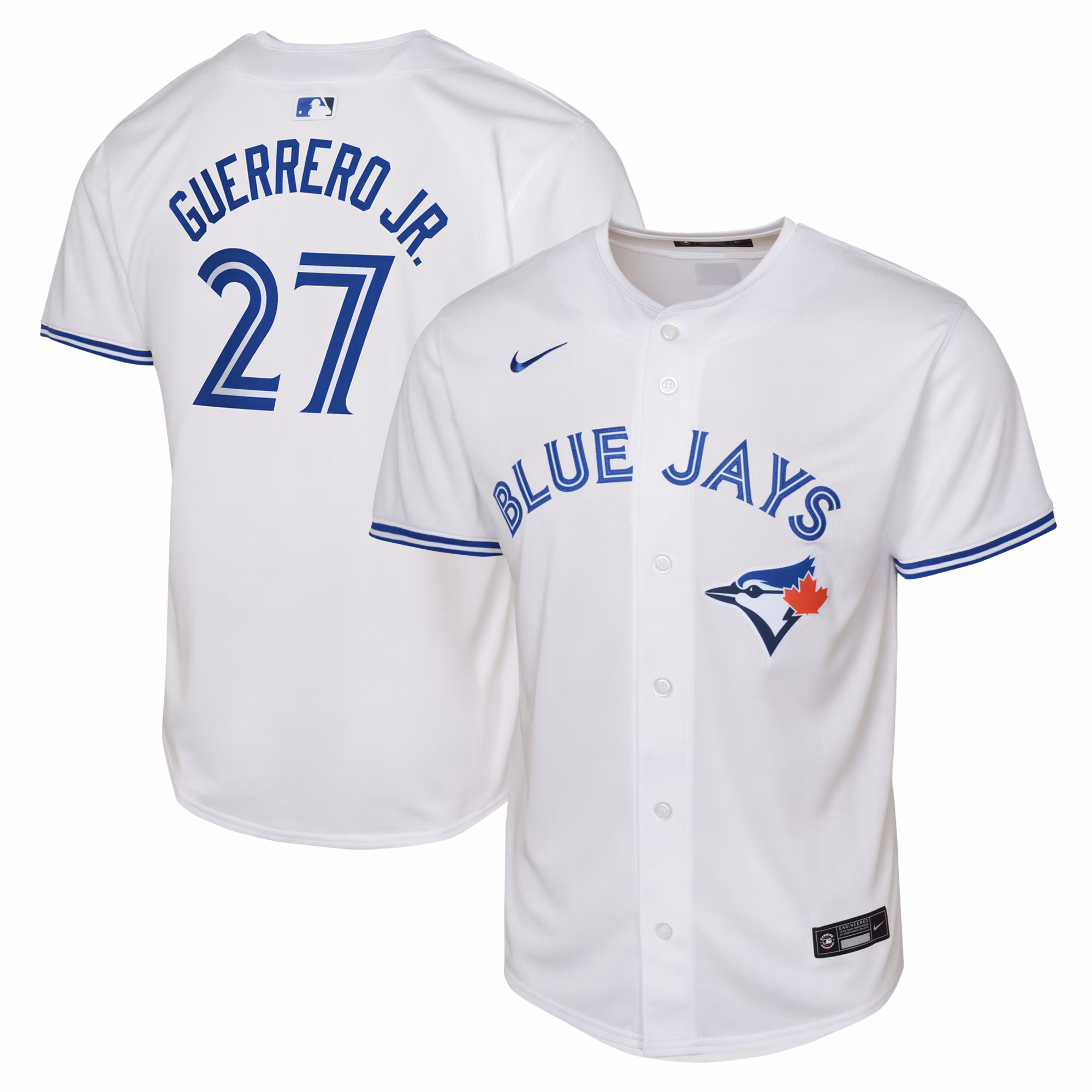 Vladimir Guerrero Jr. #27 Toronto Blue Jays Youth Home Limited Player Jersey - White