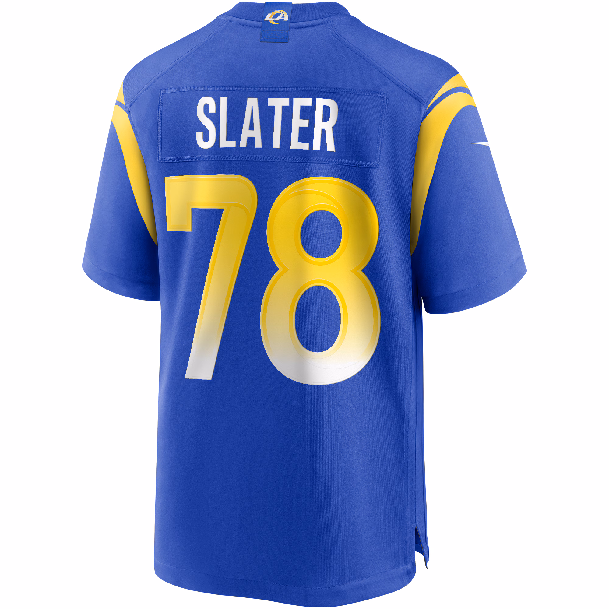 Jackie Slater Los Angeles Rams Game Retired Player Jersey - Royal