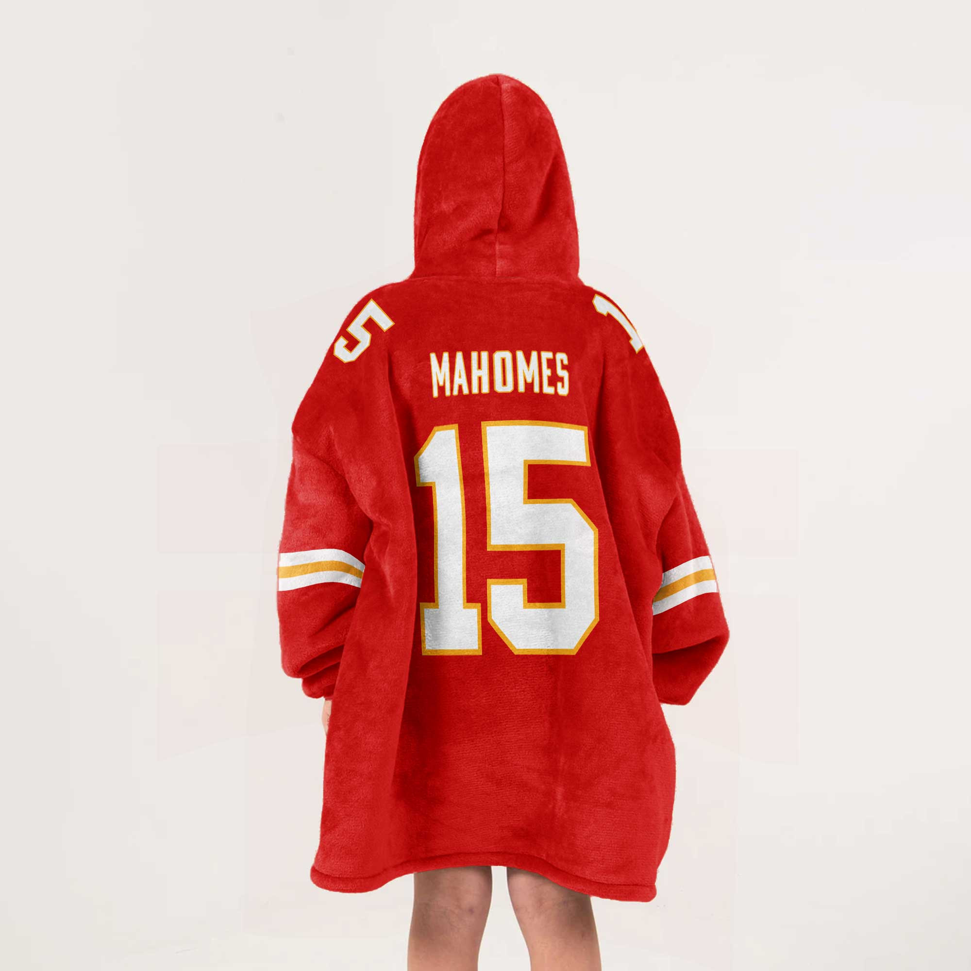 Kid P.M. 15 Kansas City Football Unisex Blanket Hoodie