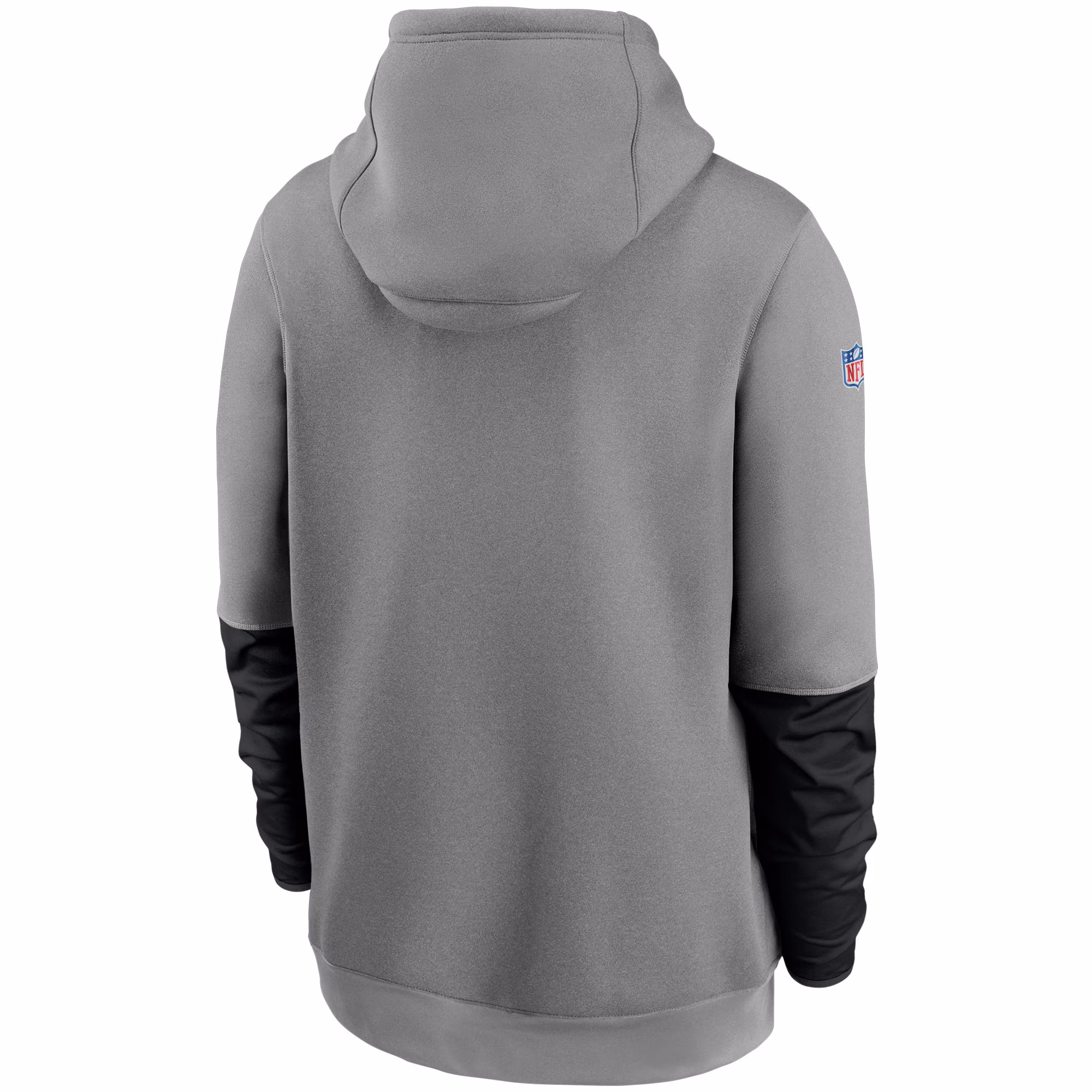 New Orleans Saints Sideline Playbook Performance Pullover Hoodie - Heathered Gray/Black