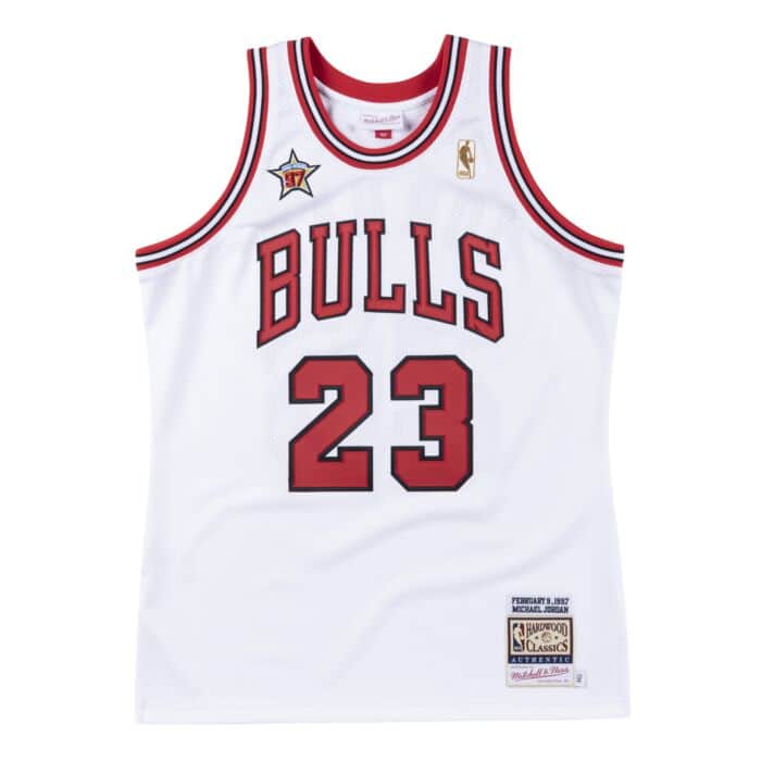 Authentic Jersey Chicago Bulls 1997-98 Michael