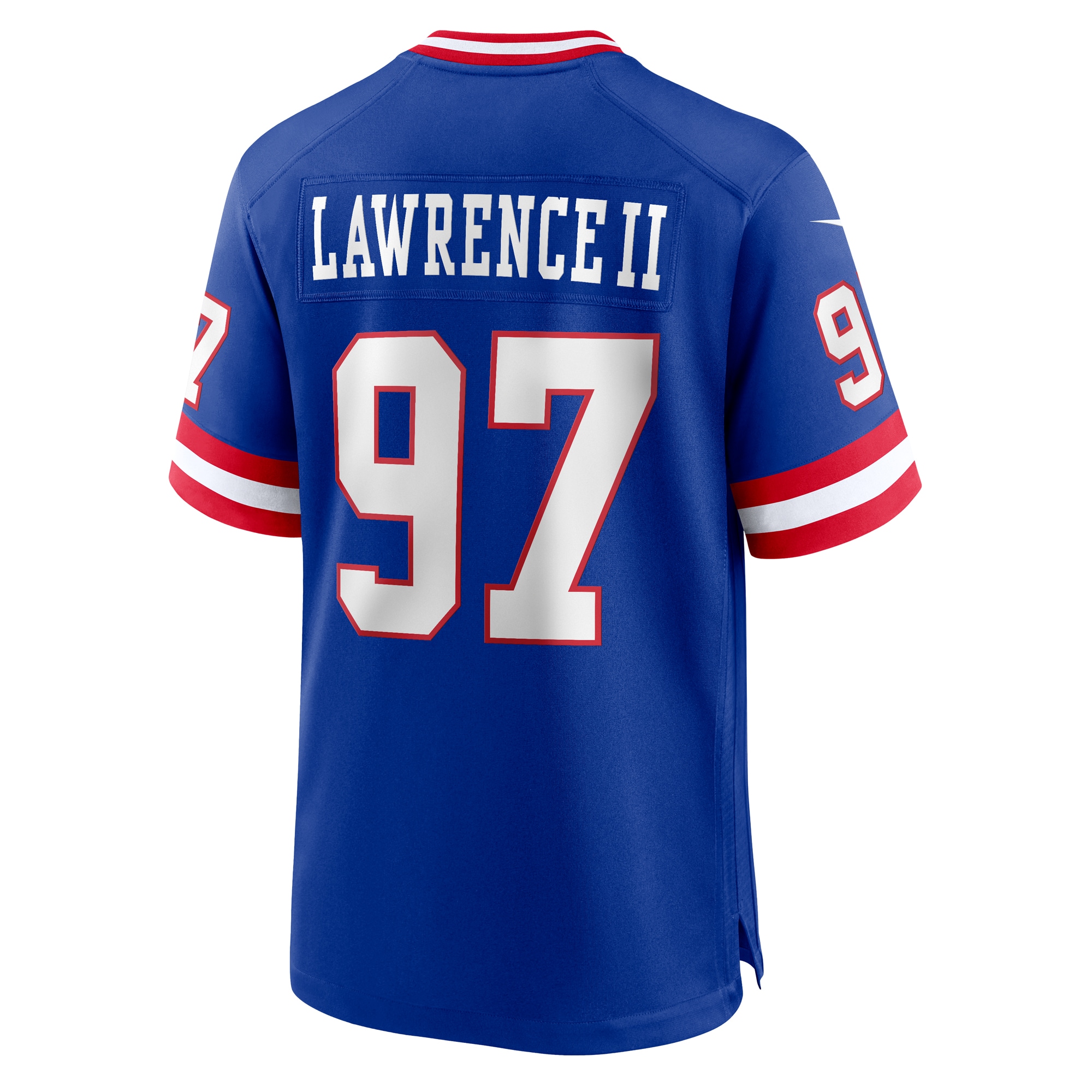 Dexter Lawrence II #97 New York Giants Classic Game Player Jersey - Royal
