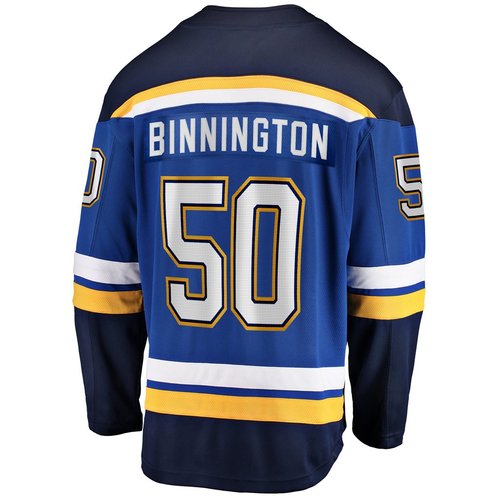Binnington St.Louis Blues Home Premier Breakaway Player Jersey - Royal
