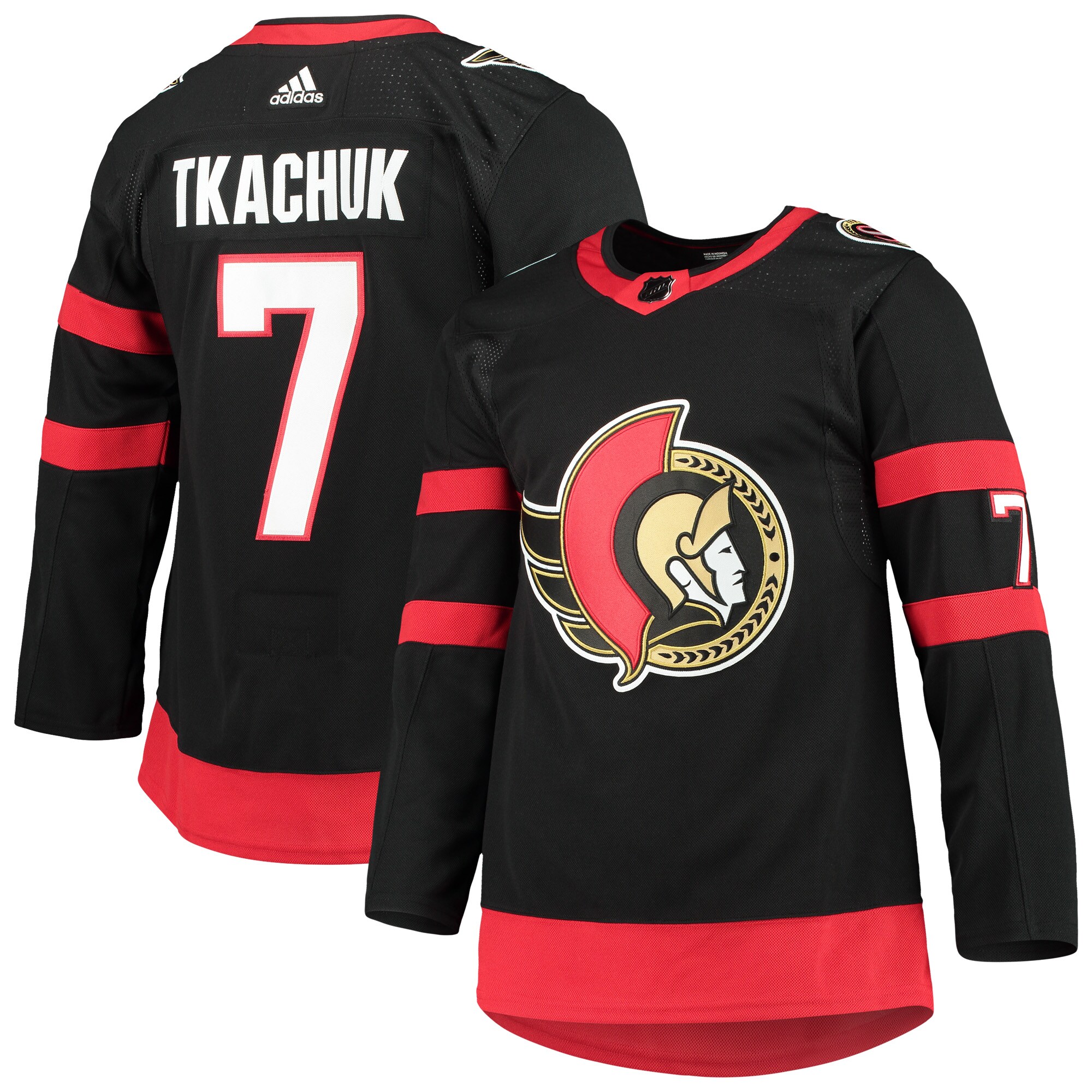 Brady Tkachuk Ottawa Senators  Home Primegreen Authentic Pro Player Jersey - Black